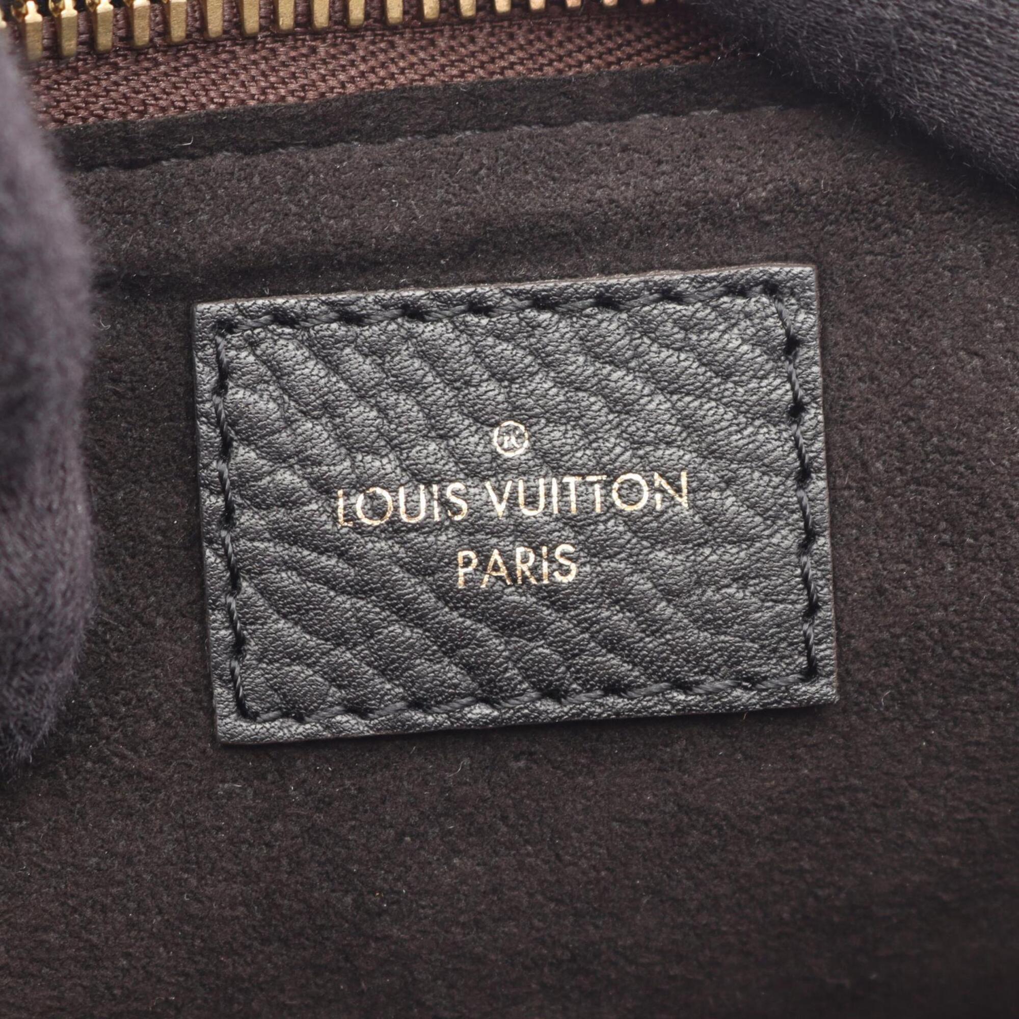 Louis Vuitton Black Brown Monogram Monogram Handbag Tote Bag (Pre-Owned)
