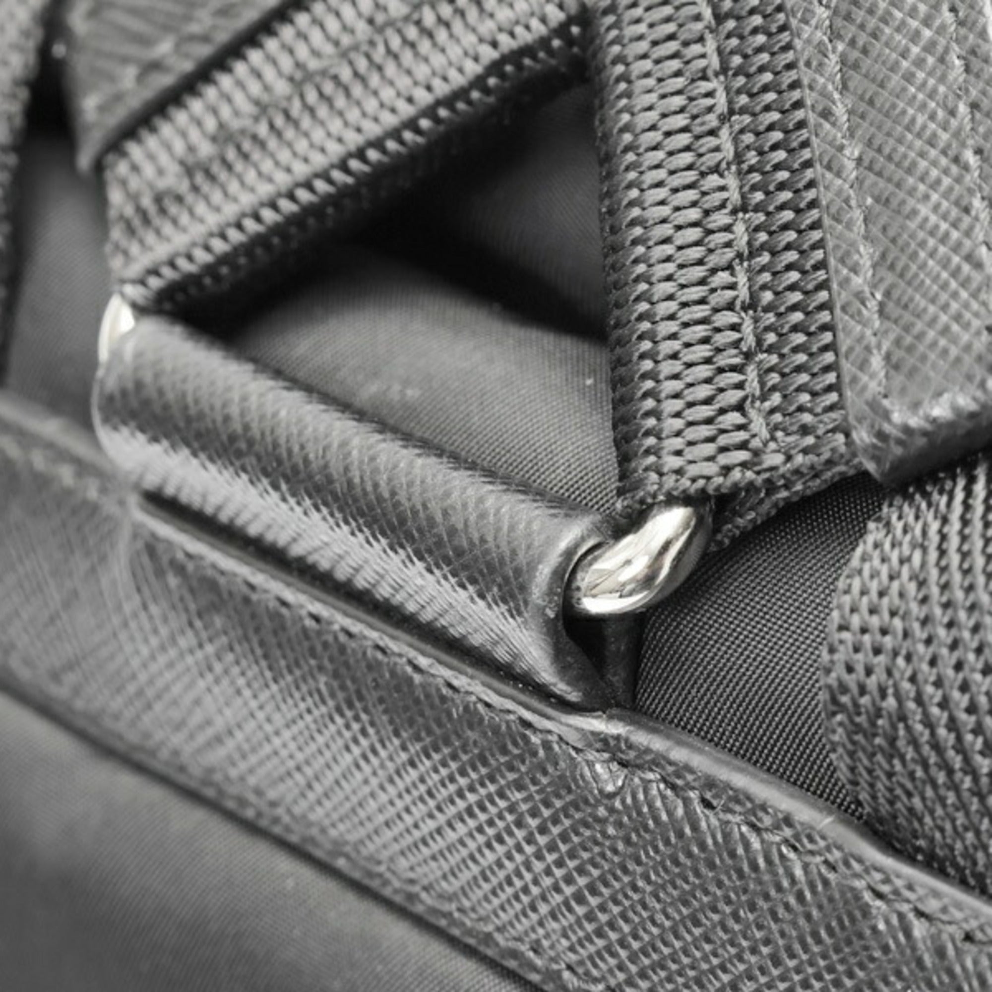 Prada Black Nylon Backpack (Pre-Owned)
