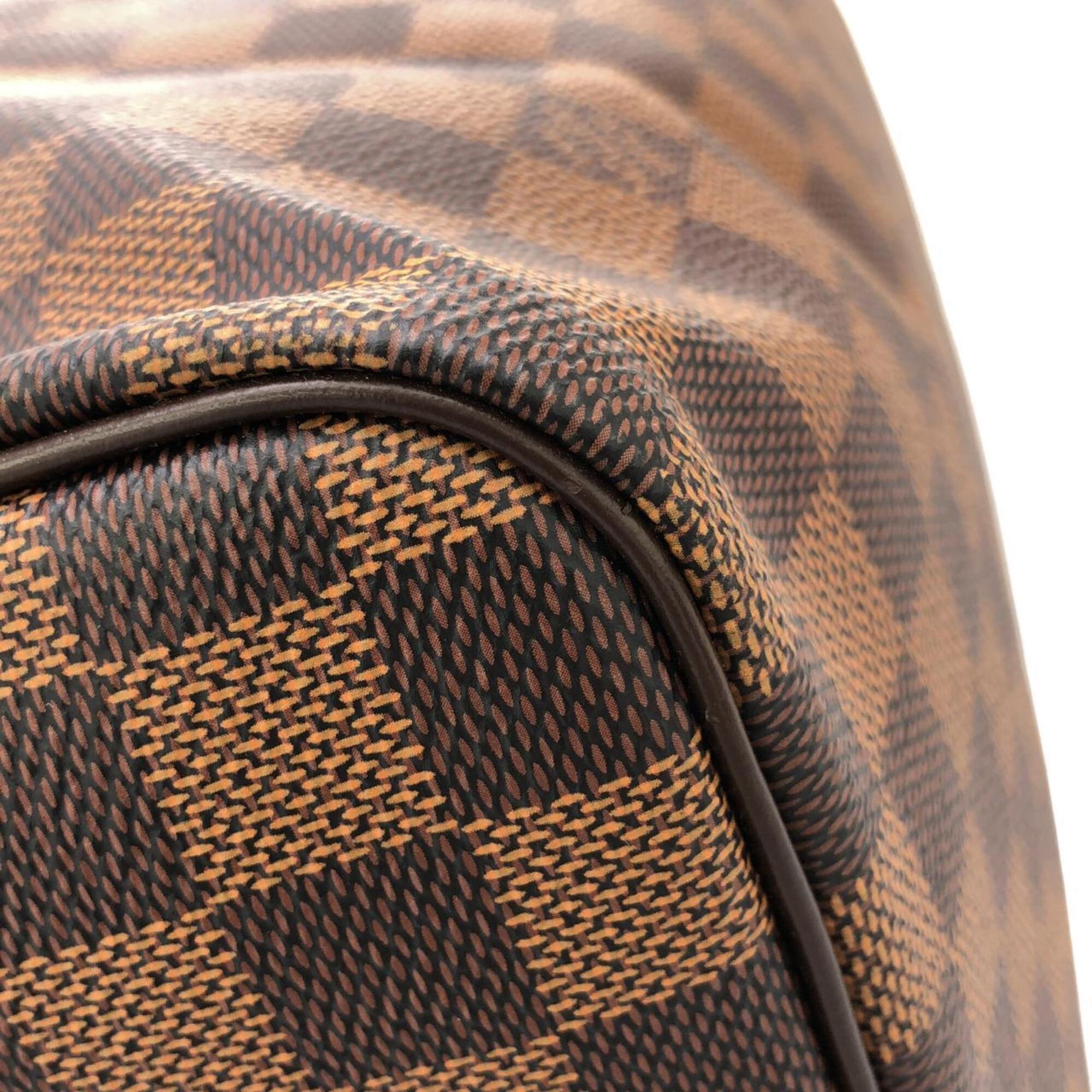 Louis Vuitton Ebene Coated Canvas Boston Bag (Pre-Owned)