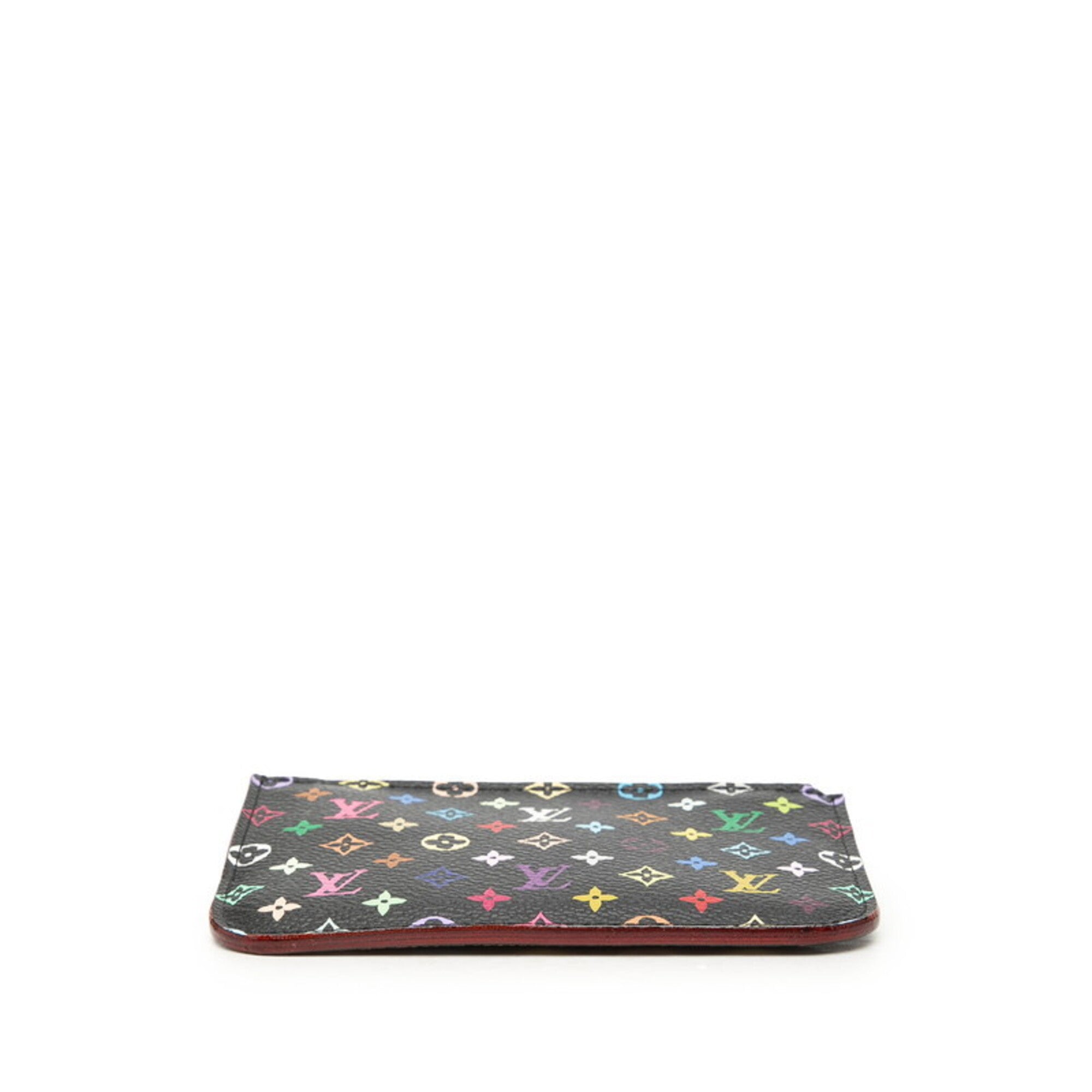 Louis Vuitton Black Noir Pvc Leather Checkbook Holder (Pre-Owned)