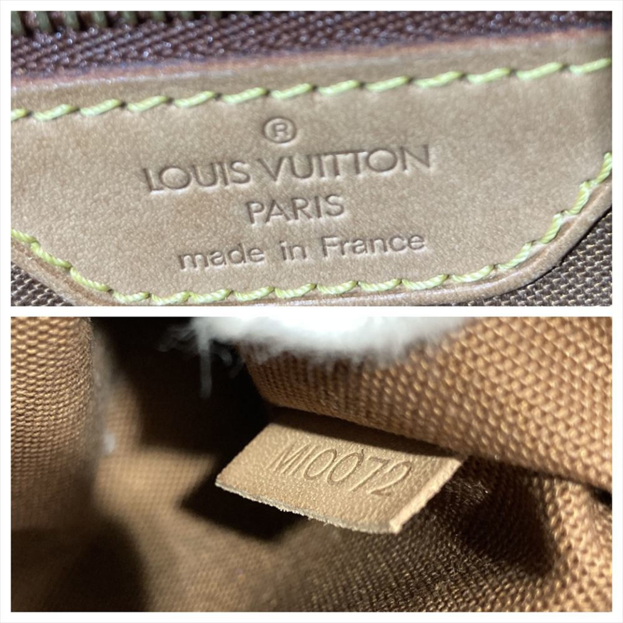 Louis Vuitton Brown Monogram Canvas Shoulder Bag (Pre-Owned)