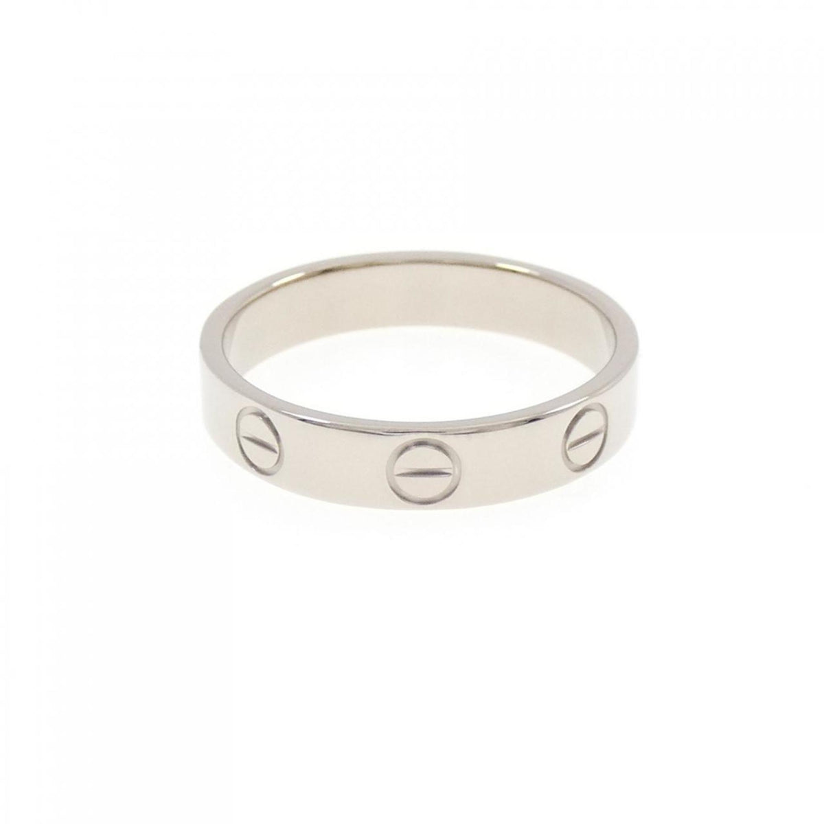 Cartier White Gold White Gold (18K) Band Ring (Pre-Owned)