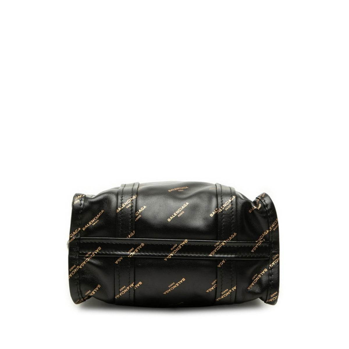 Balenciaga Black Leather Shoulder Bag Tote Bag (Pre-Owned)