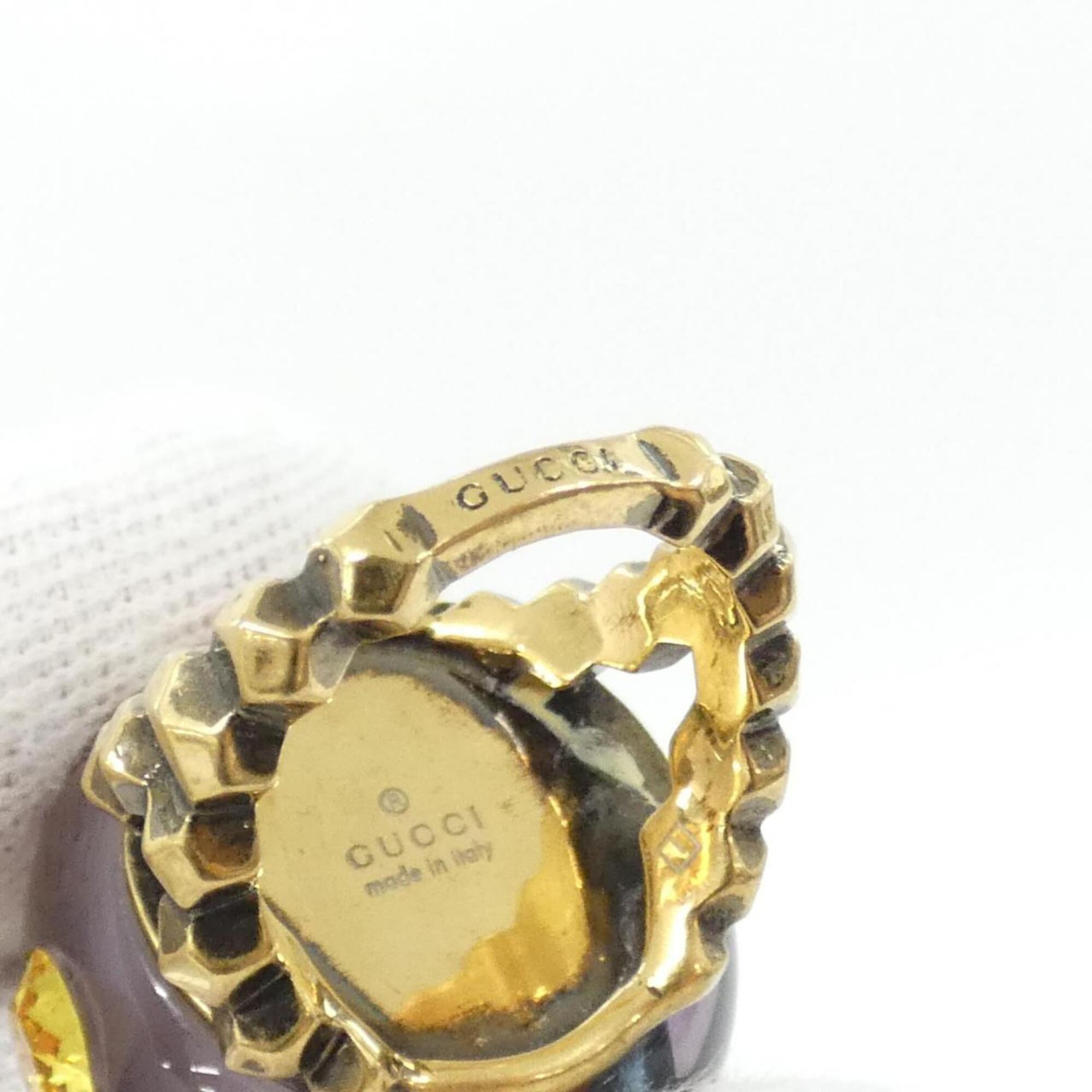 Gucci Gold Multi-Color Band Ring (Pre-Owned)