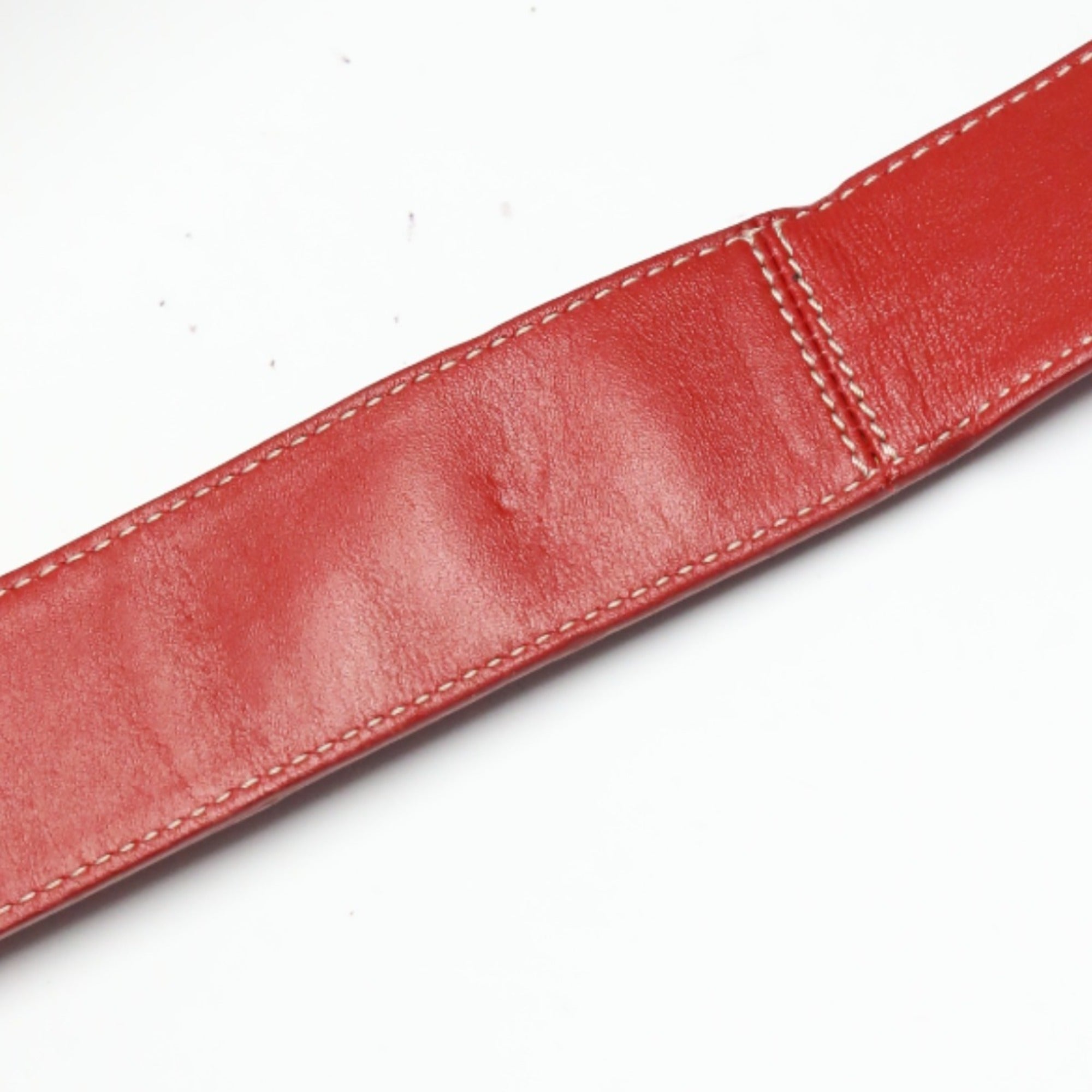 Coach Brown Red Color Canvas Shoulder Bag (Pre-Owned)