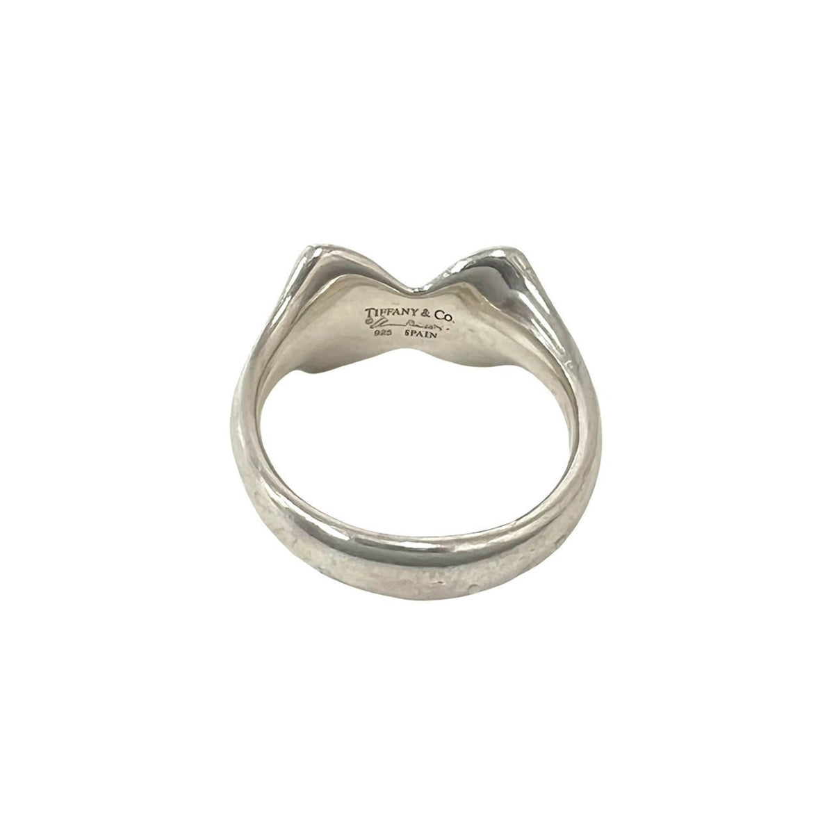 Tiffany Silver Silver 925 Band Ring (Pre-Owned)