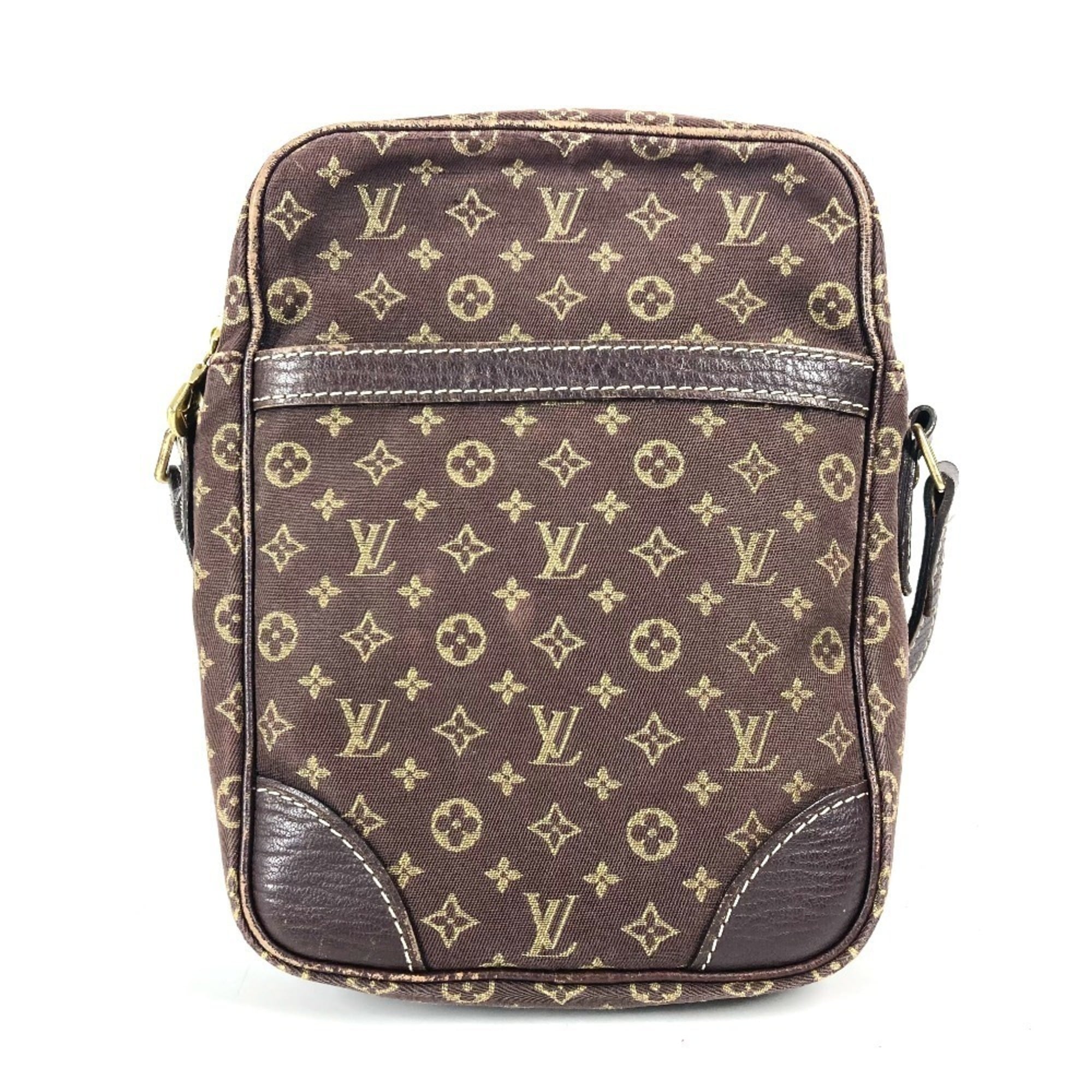 Louis Vuitton Monogram Mini Lin Brown Monogram Mini Lin Pochette Shoulder Bag (Pre-Owned)