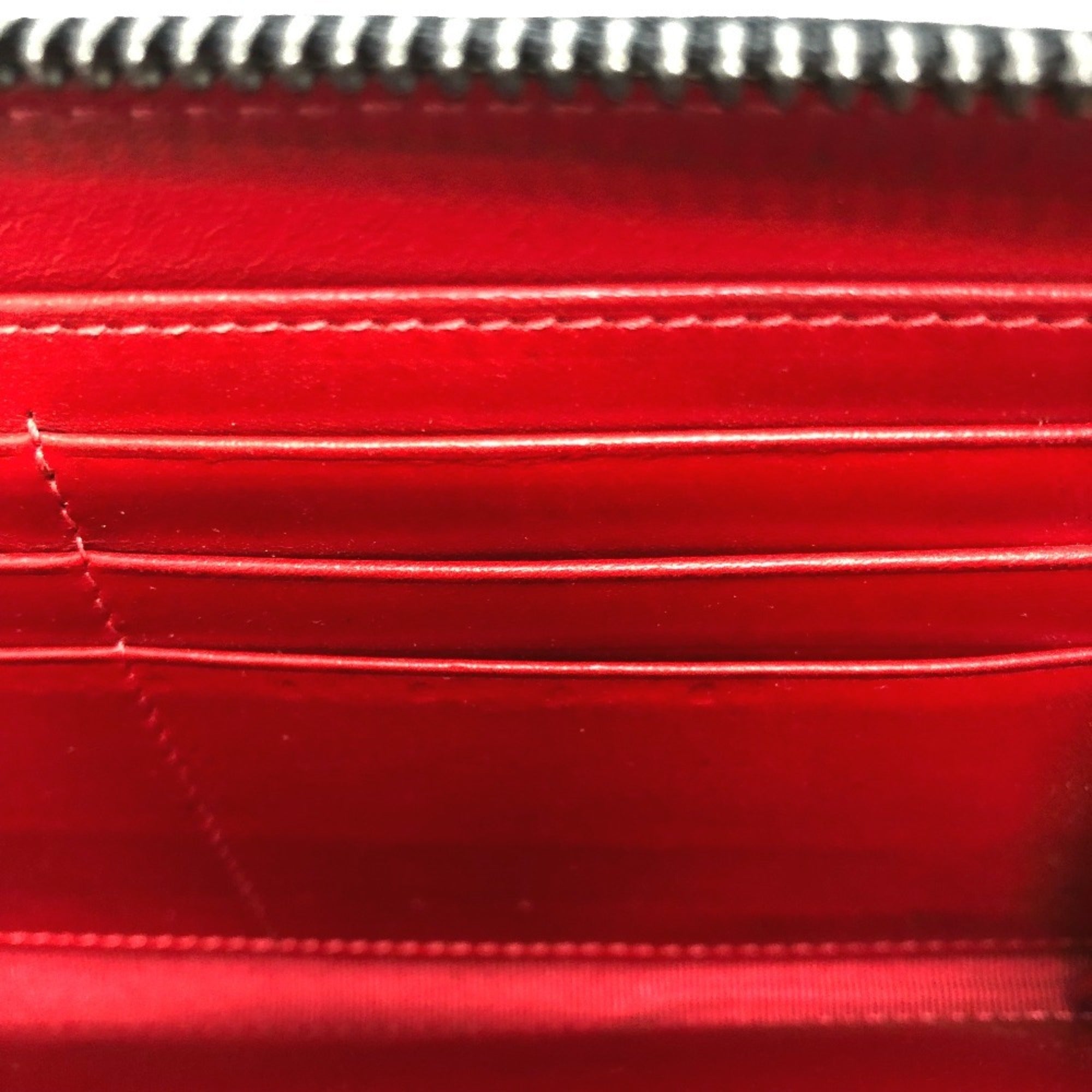 Christian Louboutin Black Leather Long Wallet (Bi-Fold) (Pre-Owned)