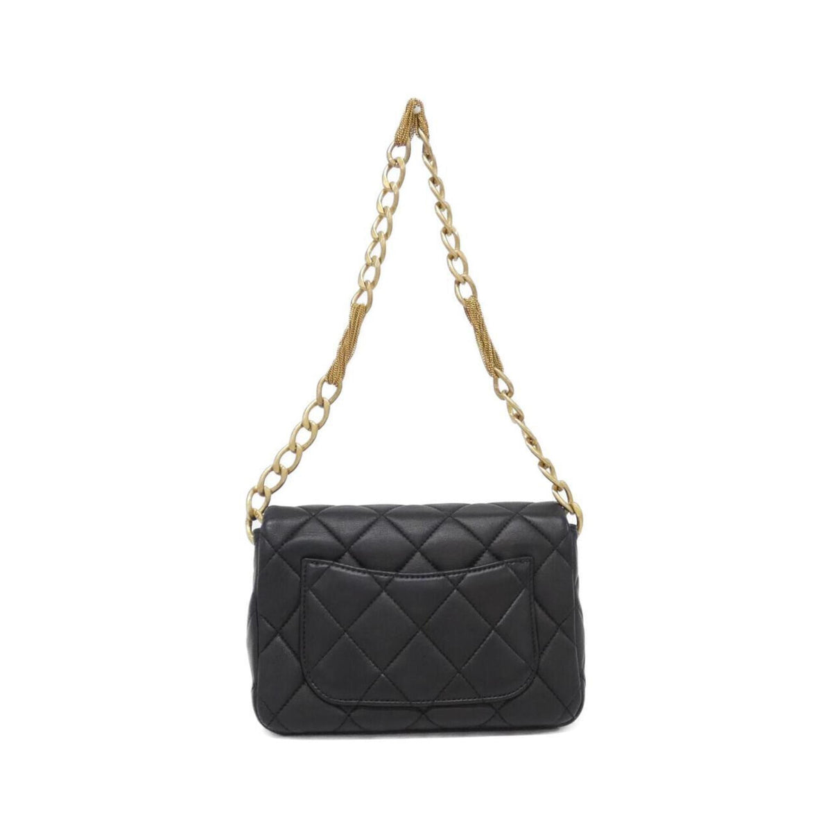 Chanel Black Leather Shoulder Bag (Pre-Owned)
