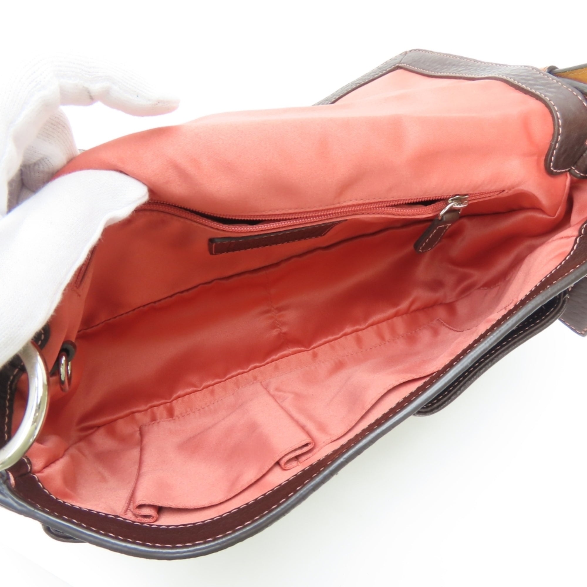 Coach Dark Brown Leather Shoulder Bag (Pre-Owned)