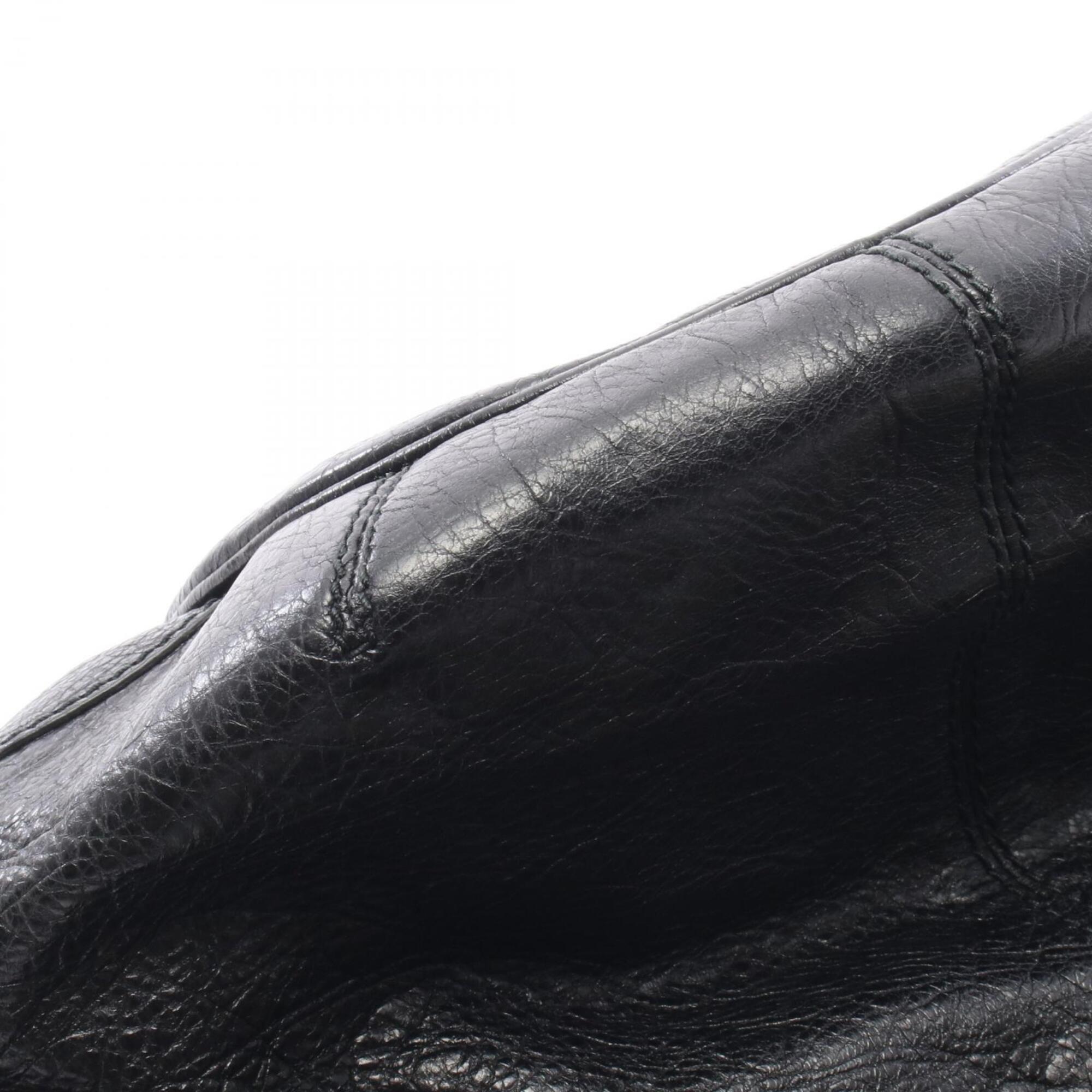 Balenciaga Black Leather Handbag (Pre-Owned)