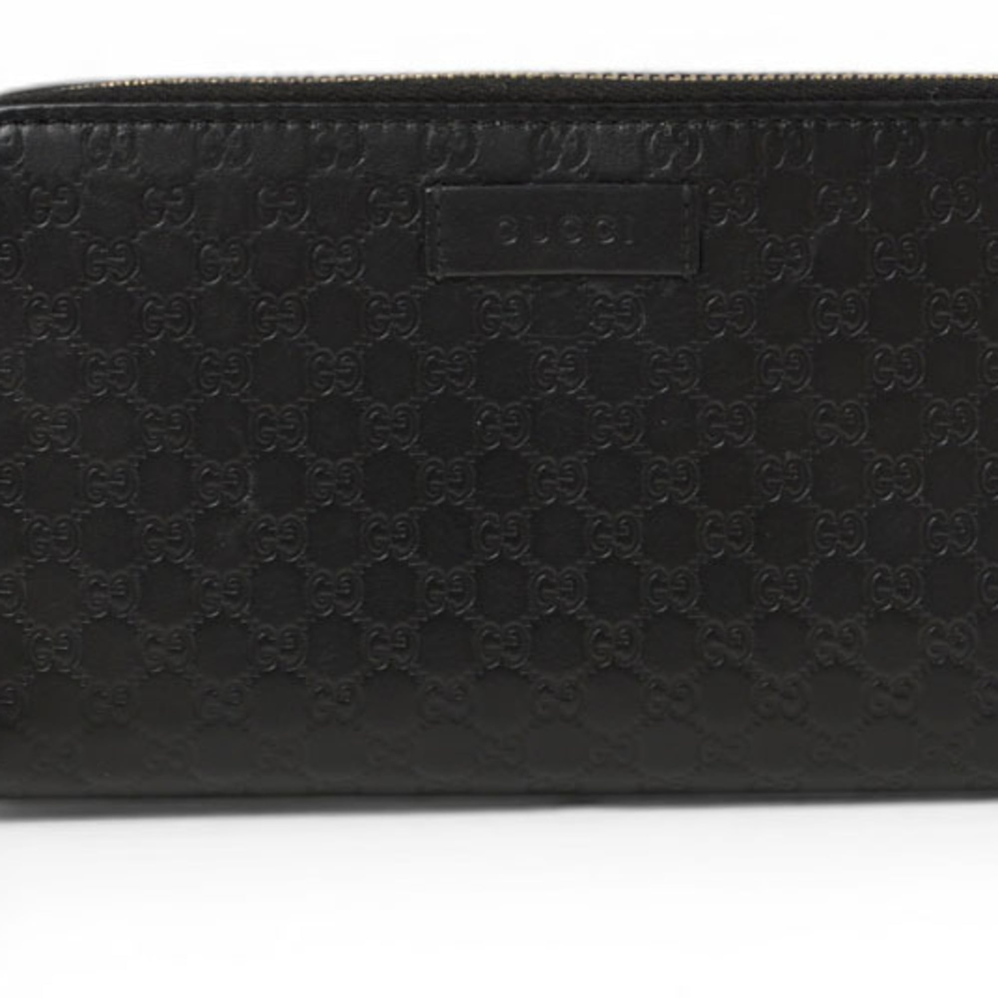 Gucci Black Leather Long Wallet (Bi-Fold) (Pre-Owned)
