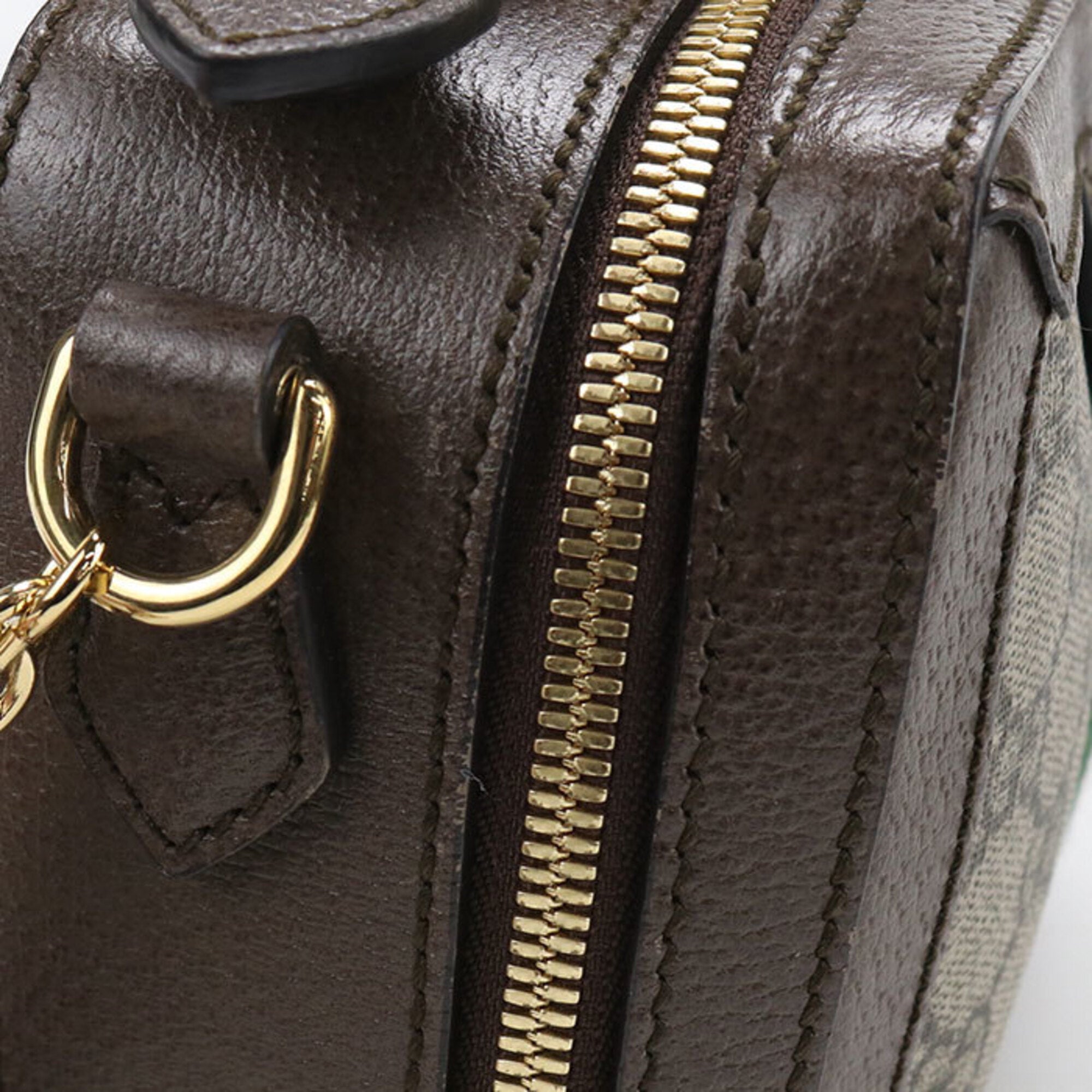 Gucci Brown Leather Shoulder Bag (Pre-Owned)