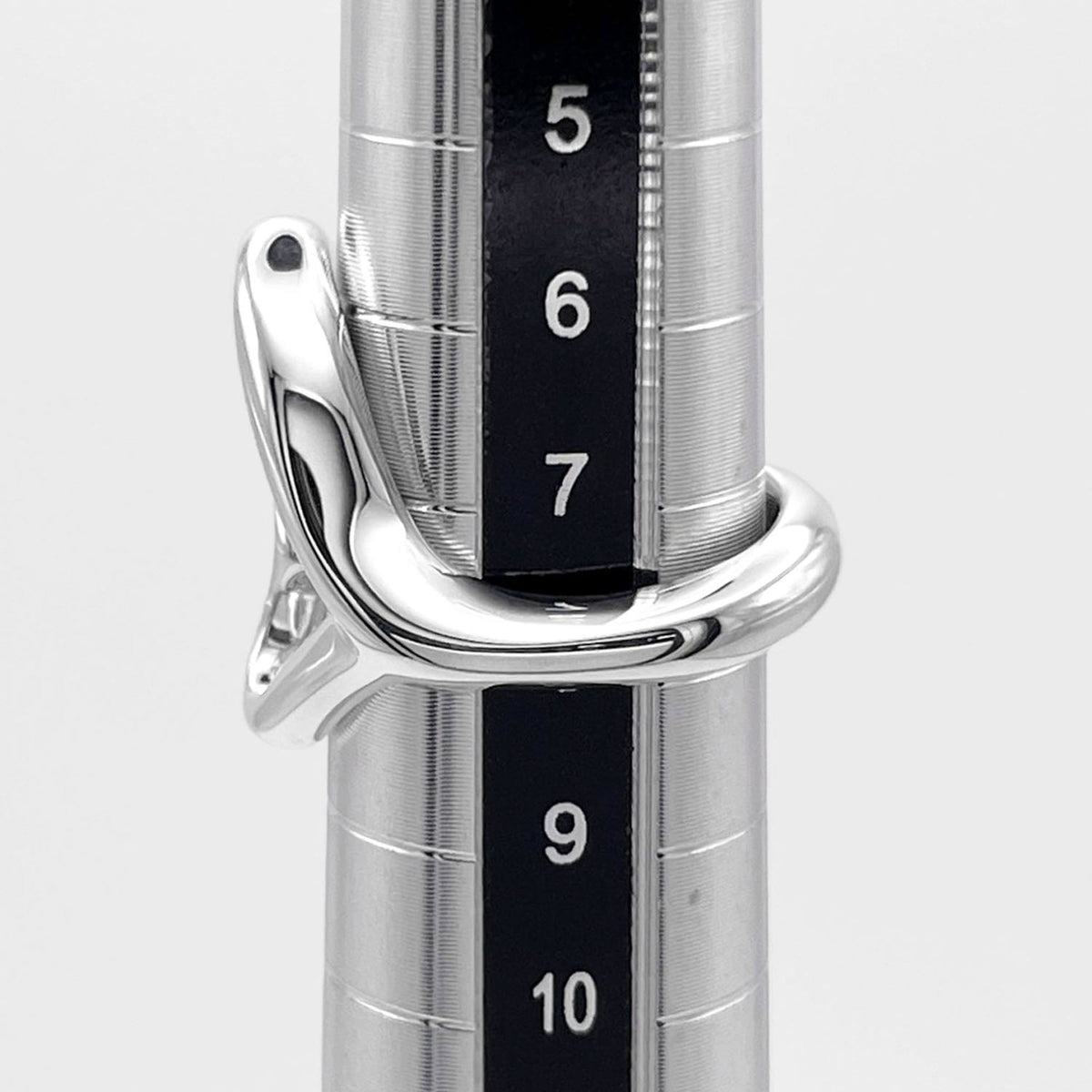 Tiffany Silver Silver 925 Band Ring (Pre-Owned)