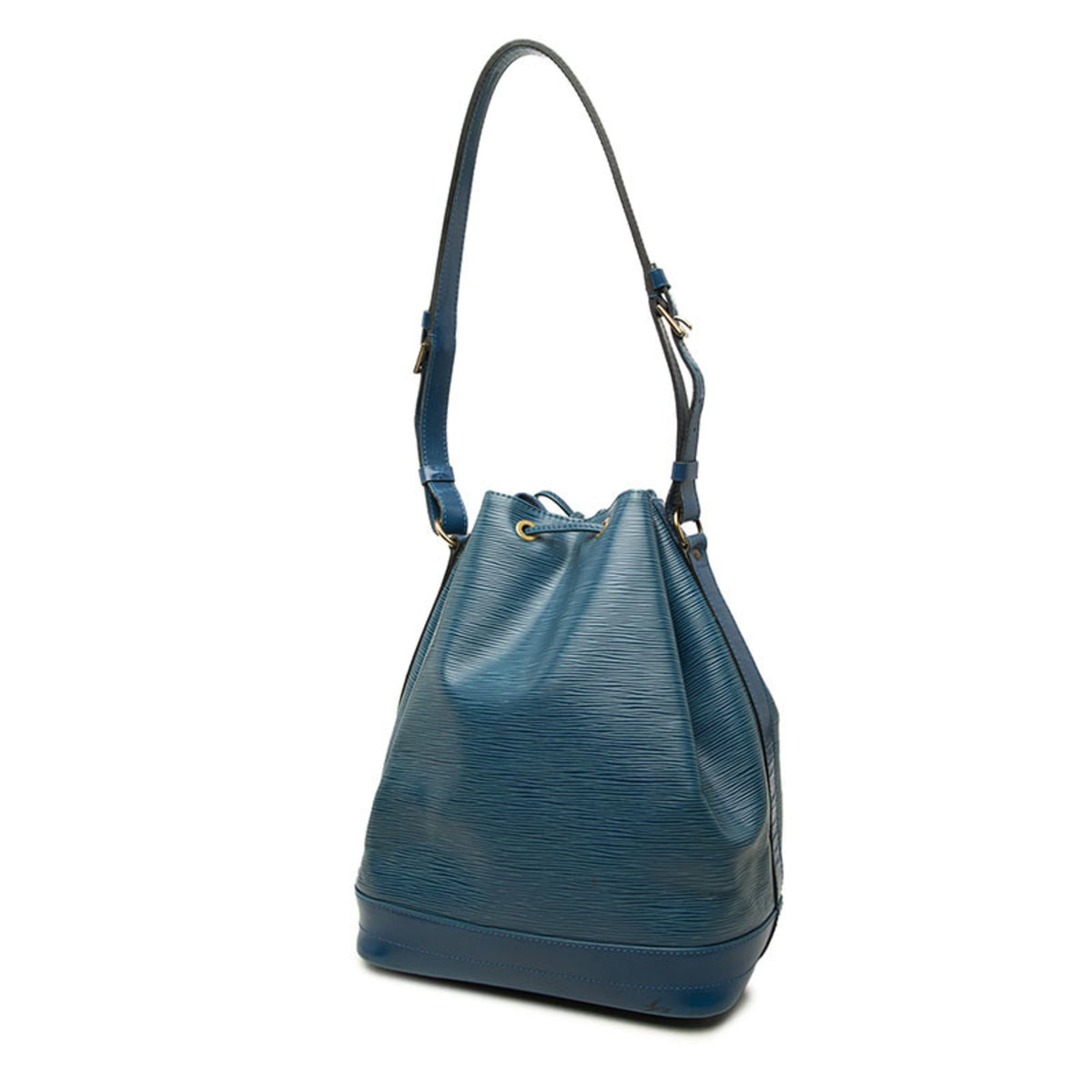 Louis Vuitton Toledo Blue Leather Shoulder Bag (Pre-Owned)