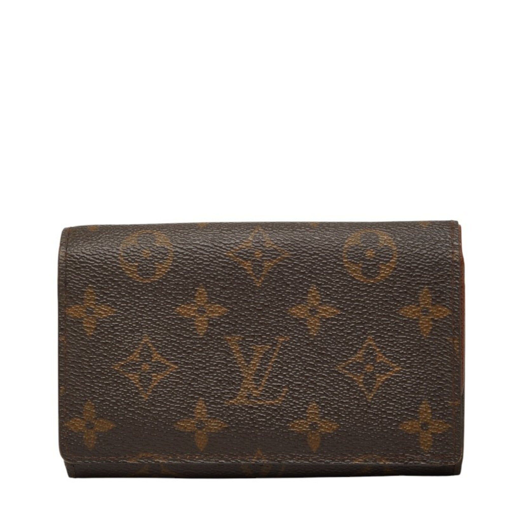 Louis Vuitton Brown Pvc Leather Wallet (Bi-Fold) (Pre-Owned)