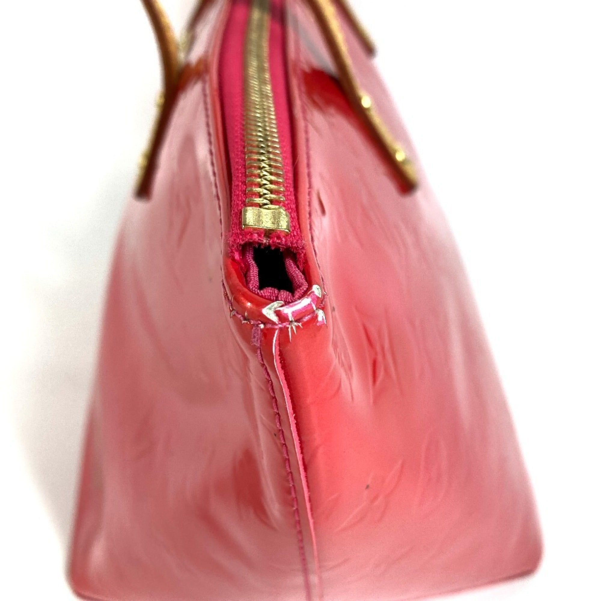 Louis Vuitton Pink Rose Pop Monogram Vernis Handbag Tote Bag (Pre-Owned)