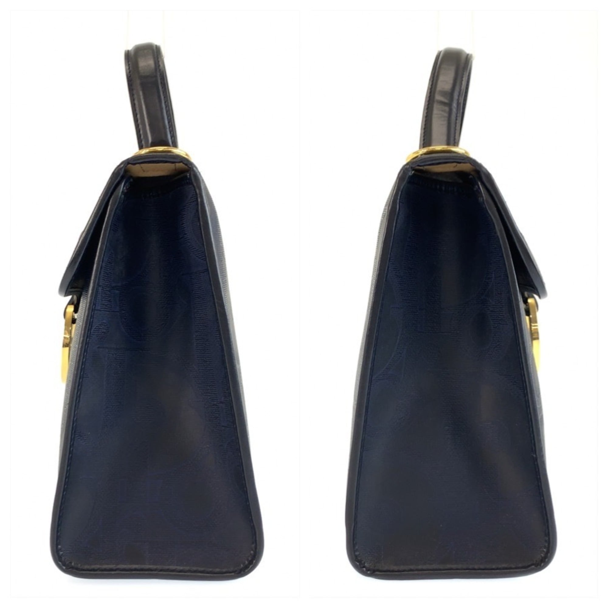 Christian Dior Navy Pvc Handbag (Pre-Owned)
