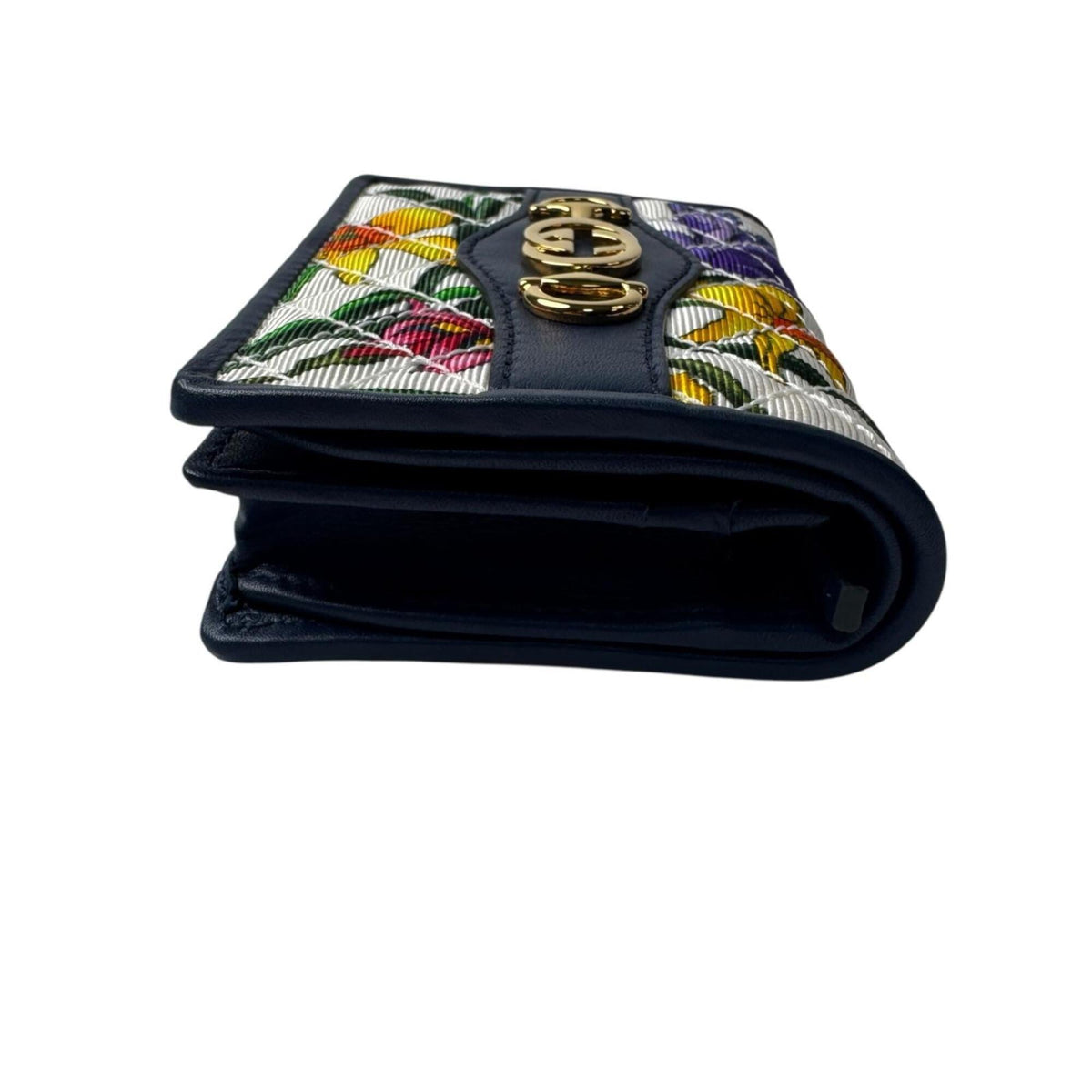 Gucci Multi-Color Canvas Leather Wallet (Bi-Fold) (Pre-Owned)