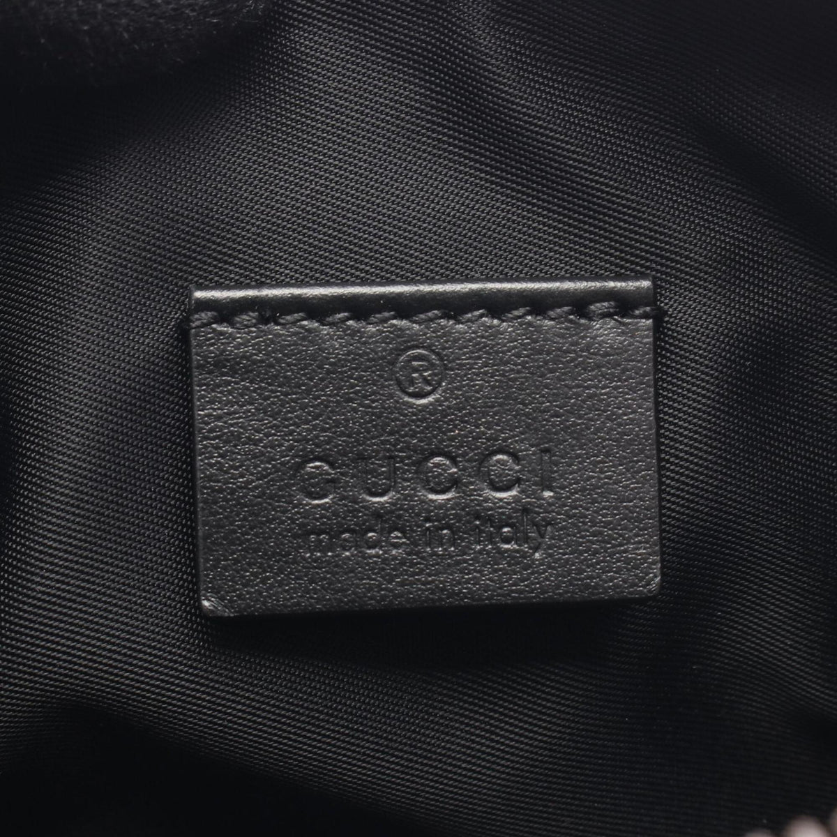 Gucci Black Leather Pouch (Pre-Owned)