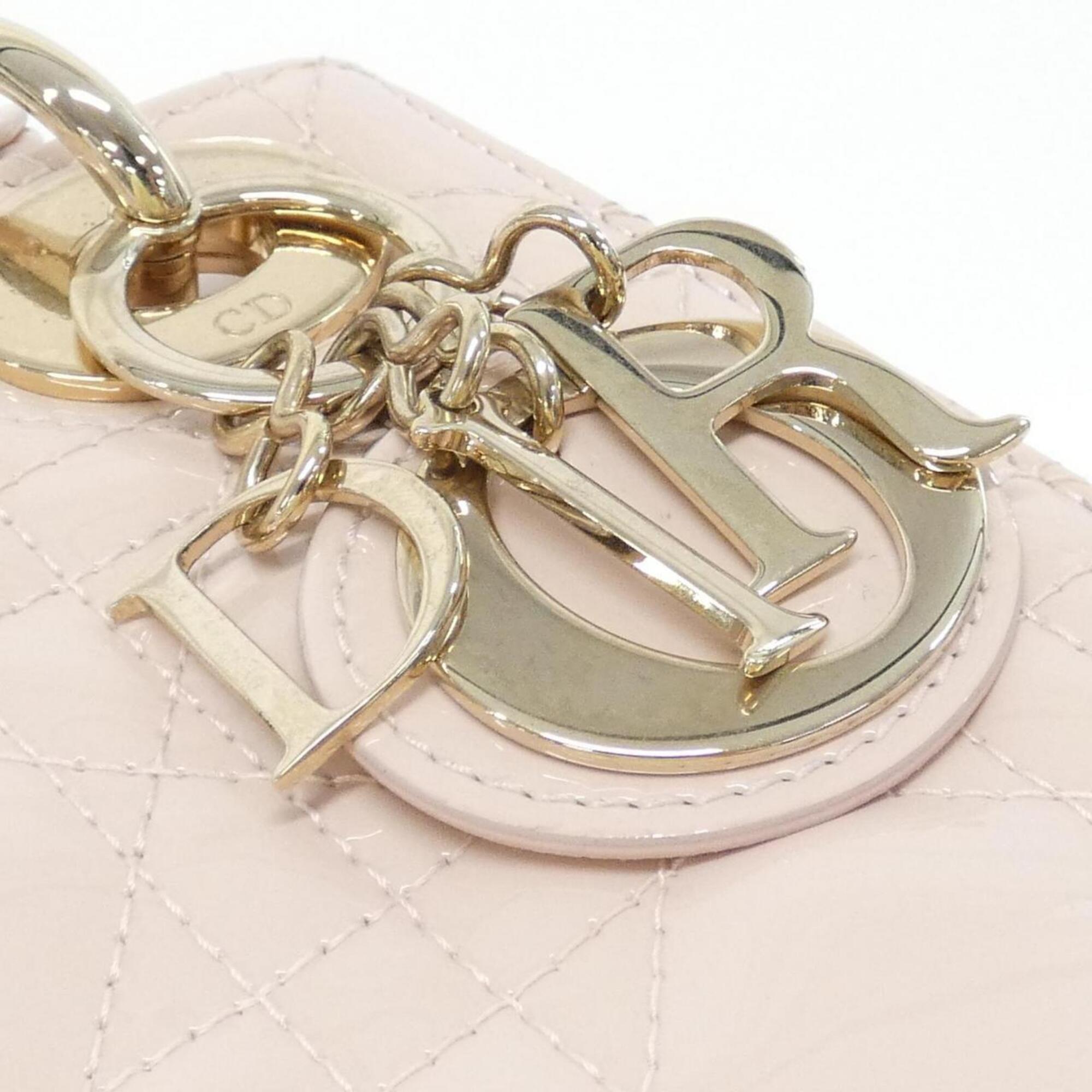 Christian Dior Pink Leather Handbag (Pre-Owned)