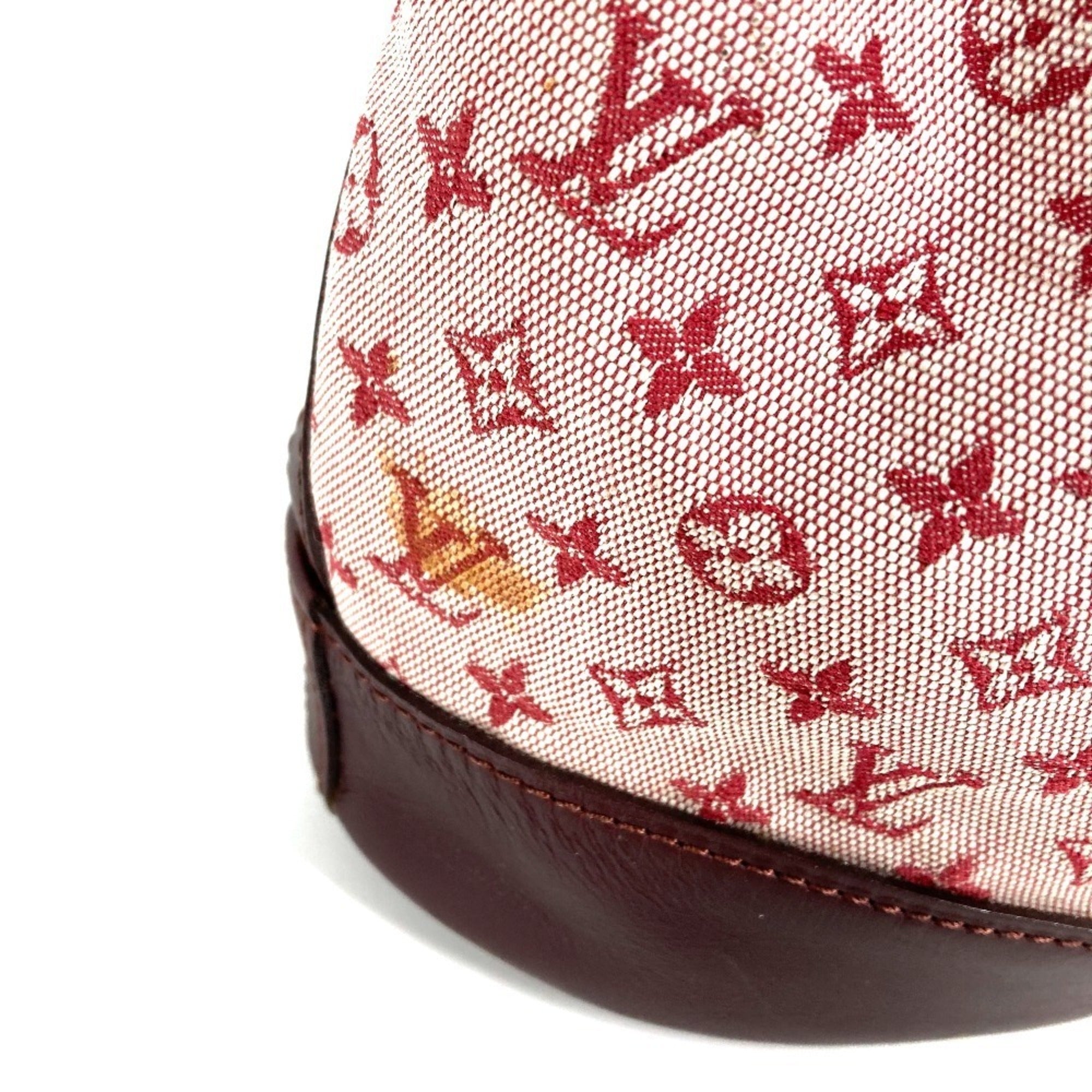Louis Vuitton Cerise Red Color Monogram Mini Handbag Shoulder Bag (Pre-Owned)