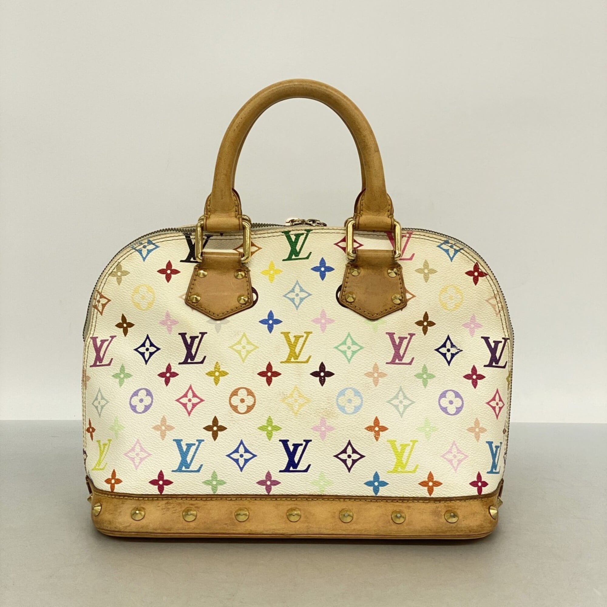 Louis Vuitton Blanc Handbag (Pre-Owned)