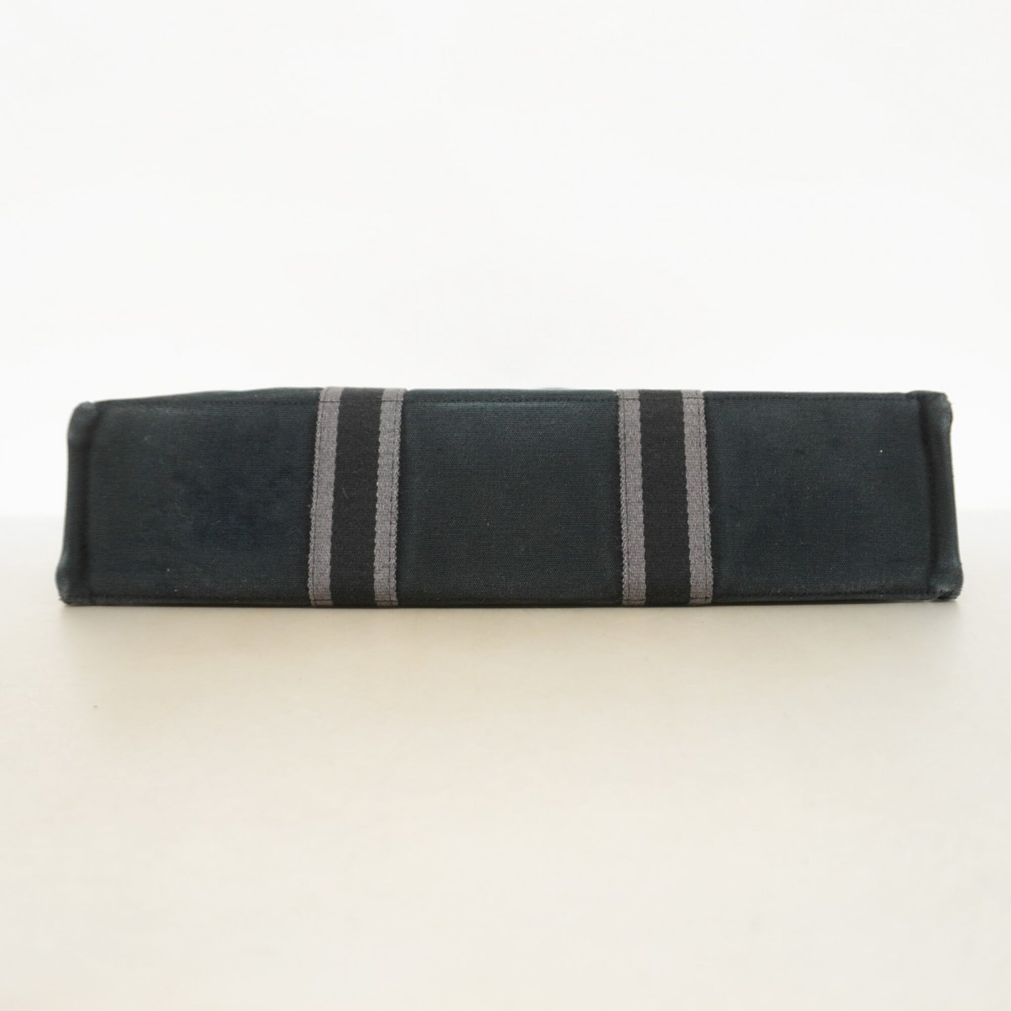Hermes Black Canvas Tote Bag (Pre-Owned)