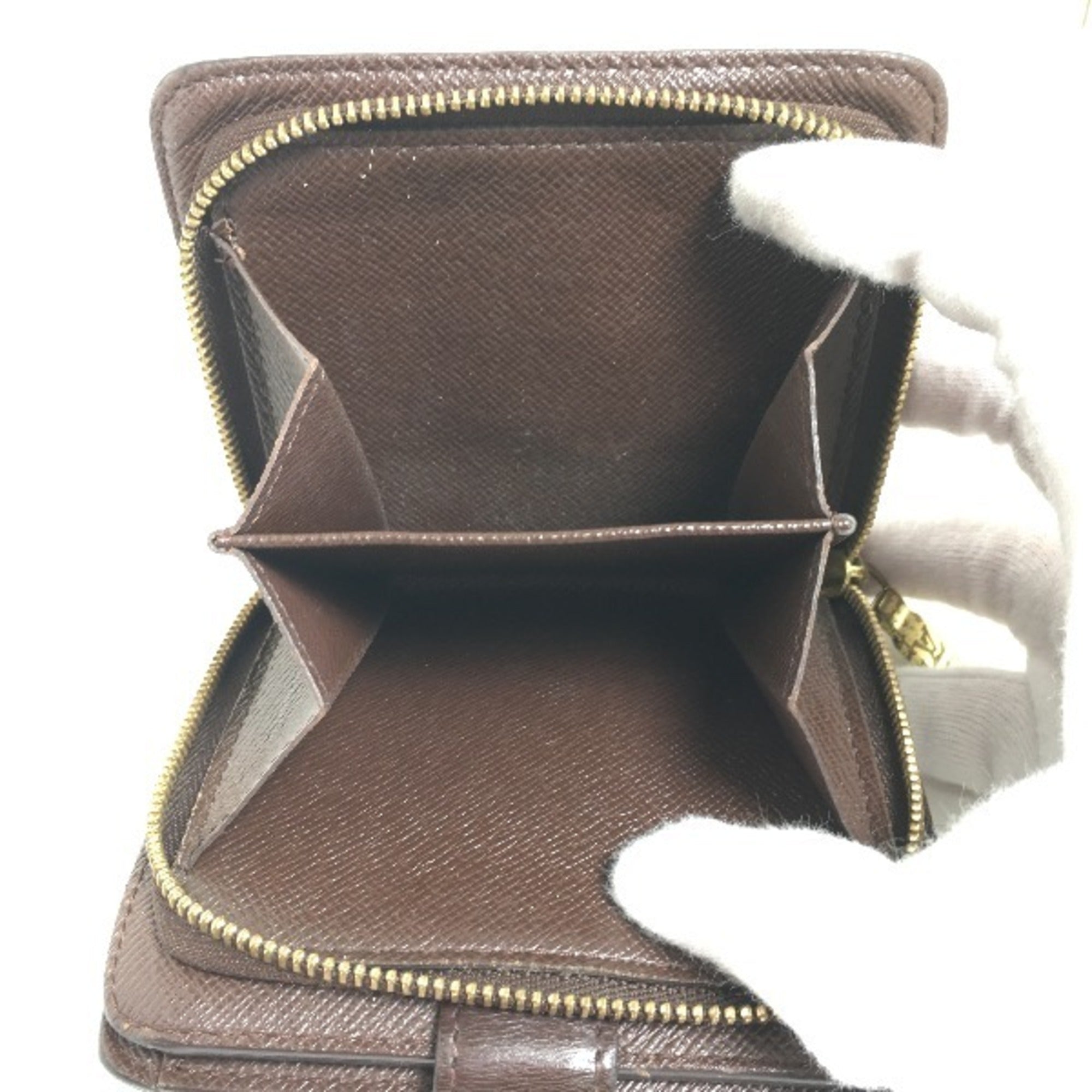 Louis Vuitton Damier Brown Damier Canvas Wallet (Bi-Fold) (Pre-Owned)