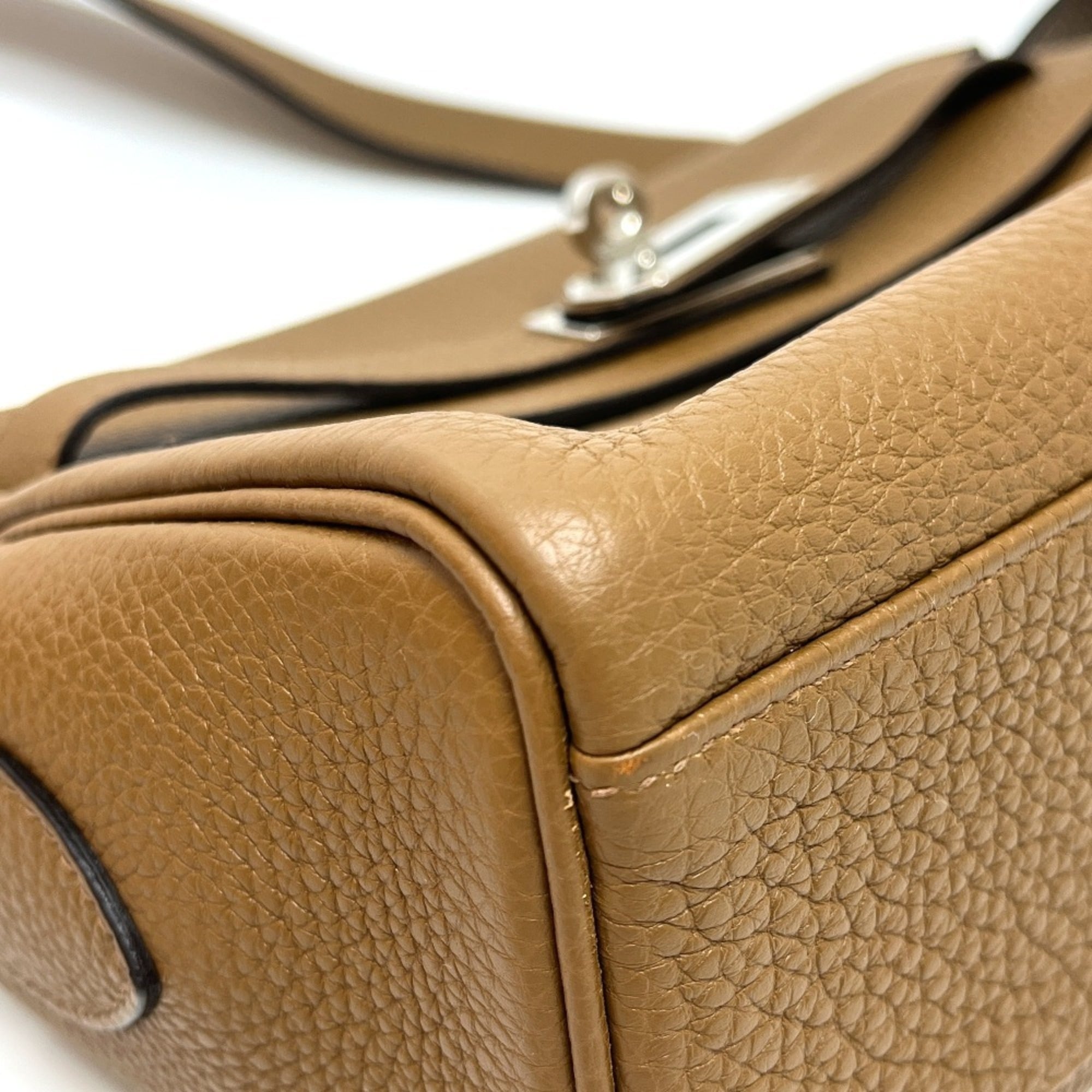 Hermes Kelly Brown Togo Leather Handbag Shoulder Bag (Pre-Owned)