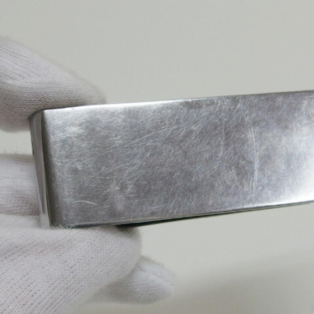 Louis Vuitton Silver Stainless Steel Money Clip (Pre-Owned)