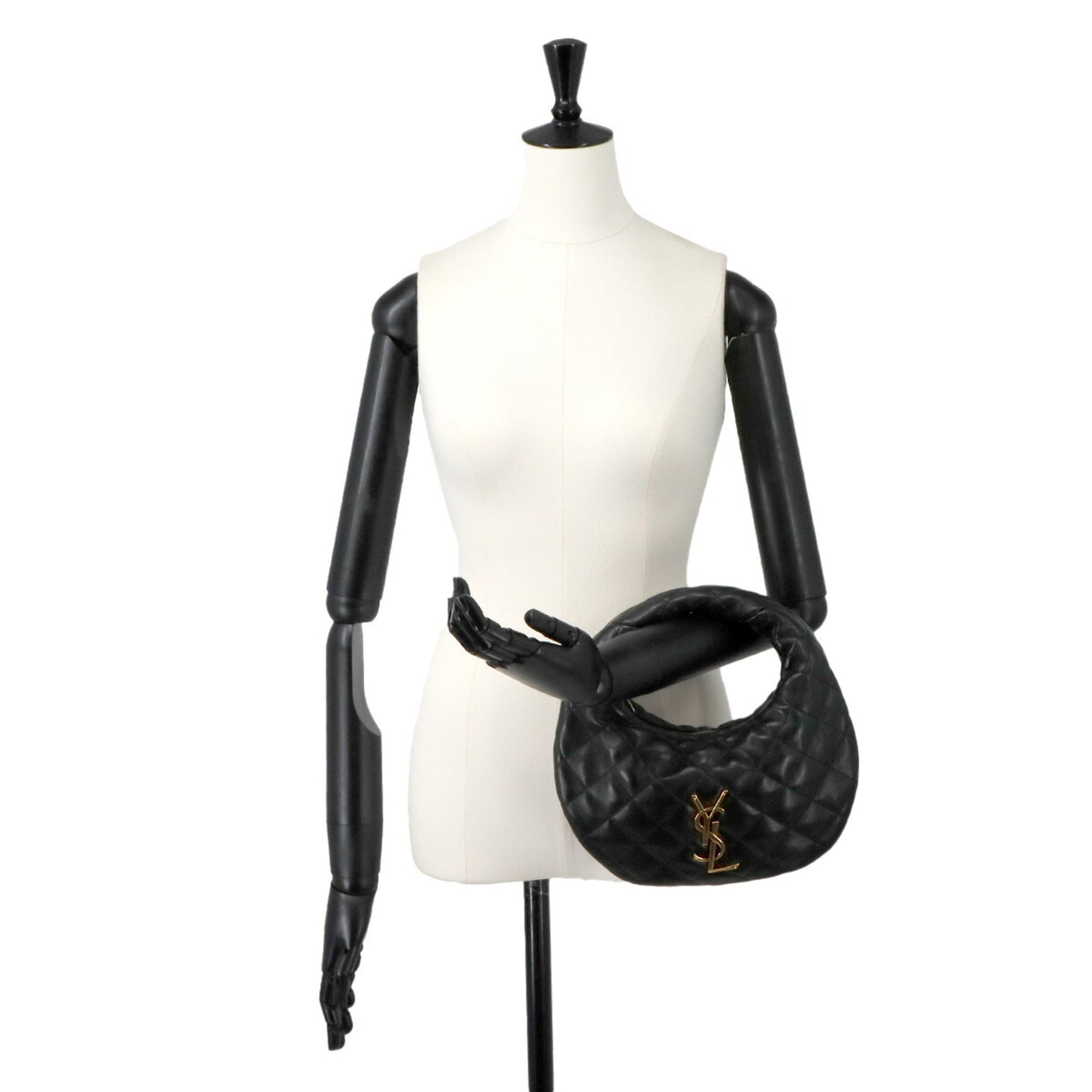 Saint Laurent Black Leather Handbag (Pre-Owned)