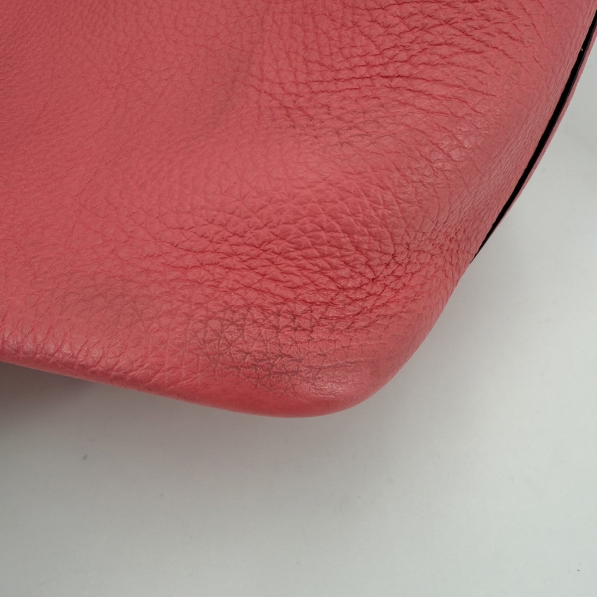 Hermes Pink Taurillon Clemence Leather Handbag (Pre-Owned)