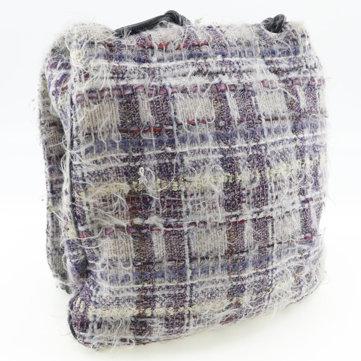 Chanel Purple Tweed Shoulder Bag (Pre-Owned)