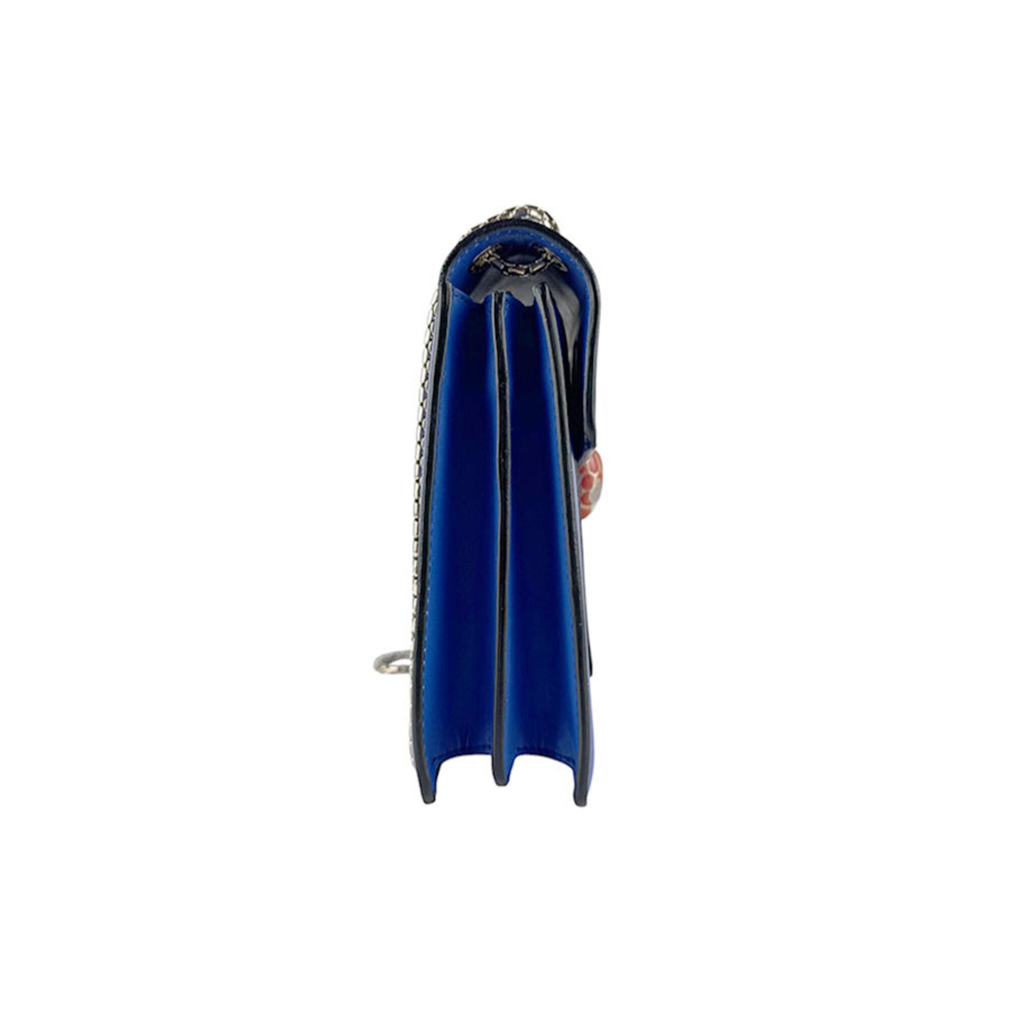 Bvlgari Blue Leather Shoulder Bag (Pre-Owned)
