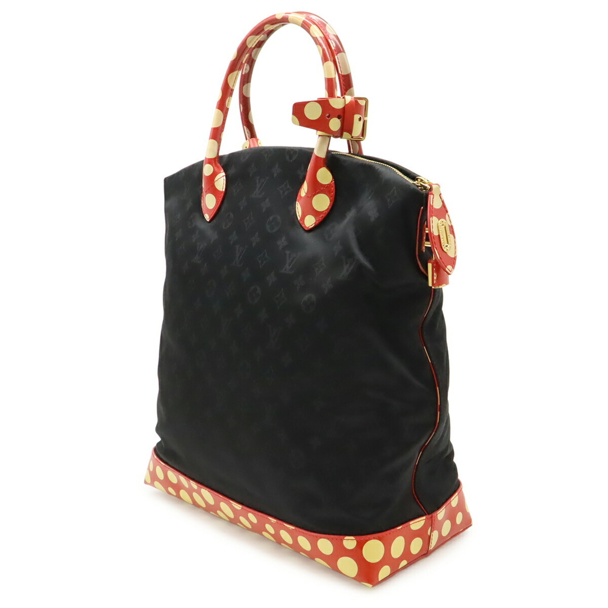 Louis Vuitton Rouge Nylon Patent Leather Tote Bag (Pre-Owned)
