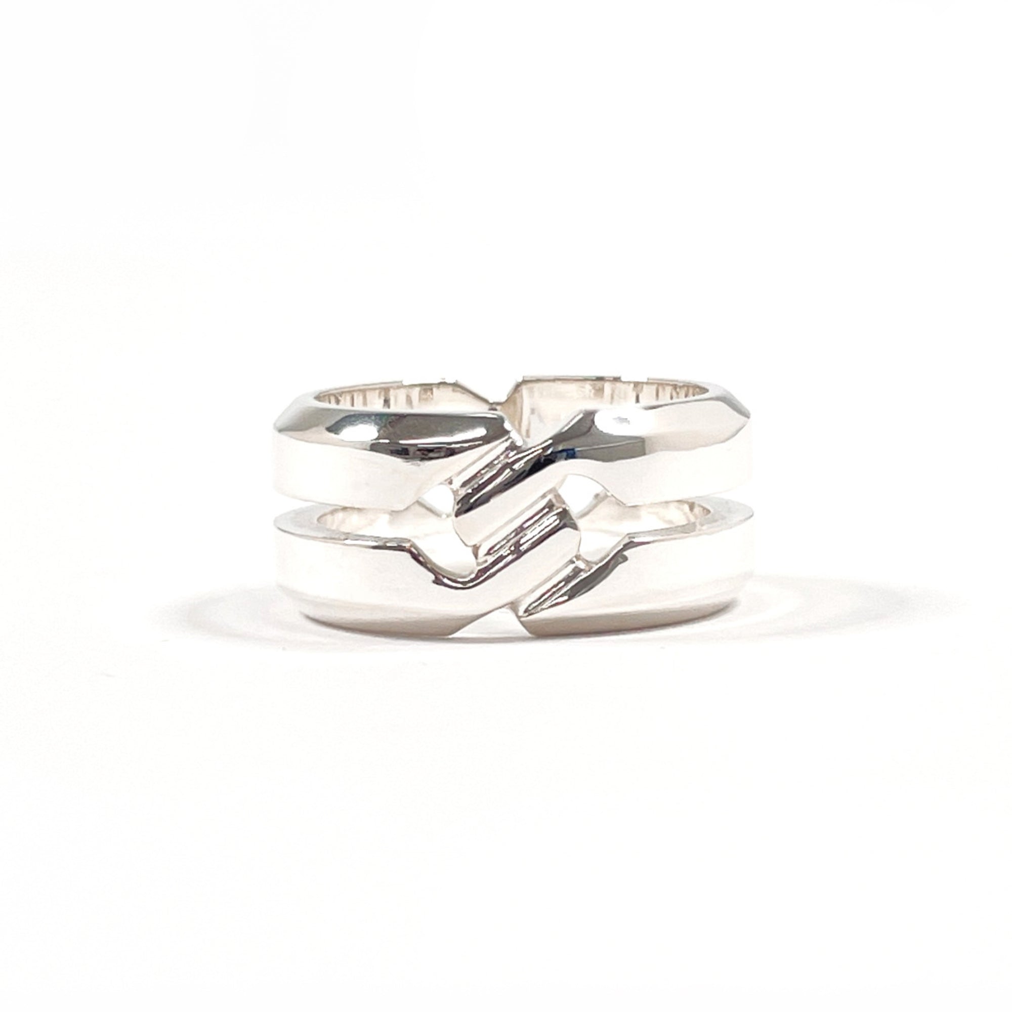 Gucci Silver Silver 925 Band Ring (Pre-Owned)