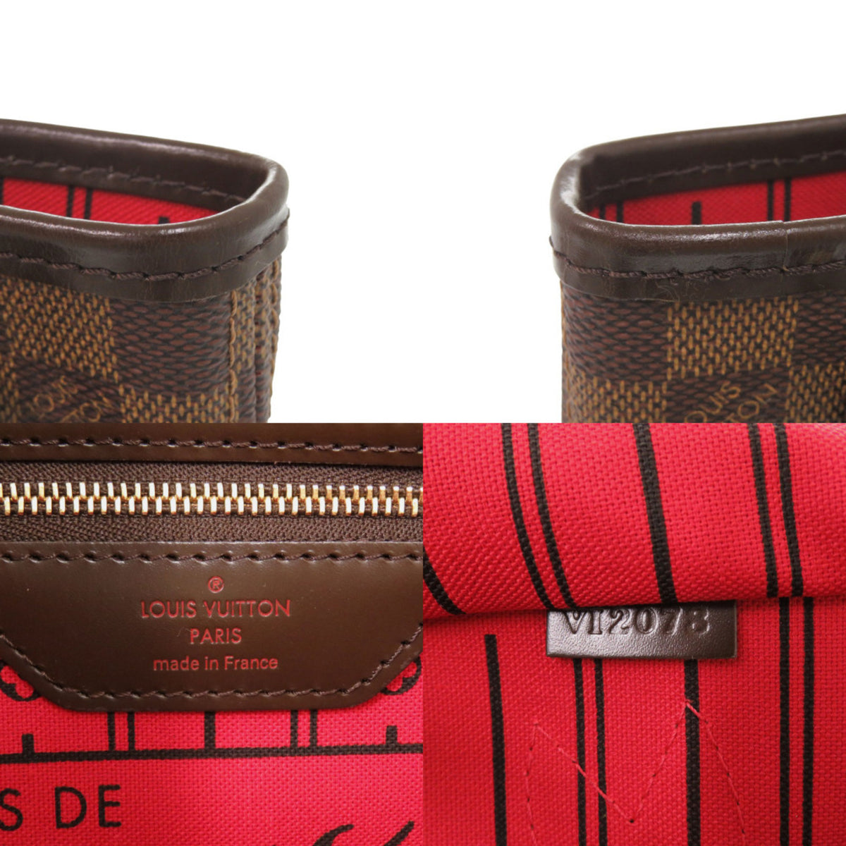 Louis Vuitton Cerise Damier Canvas Damier Canvas Tote Bag (Pre-Owned)