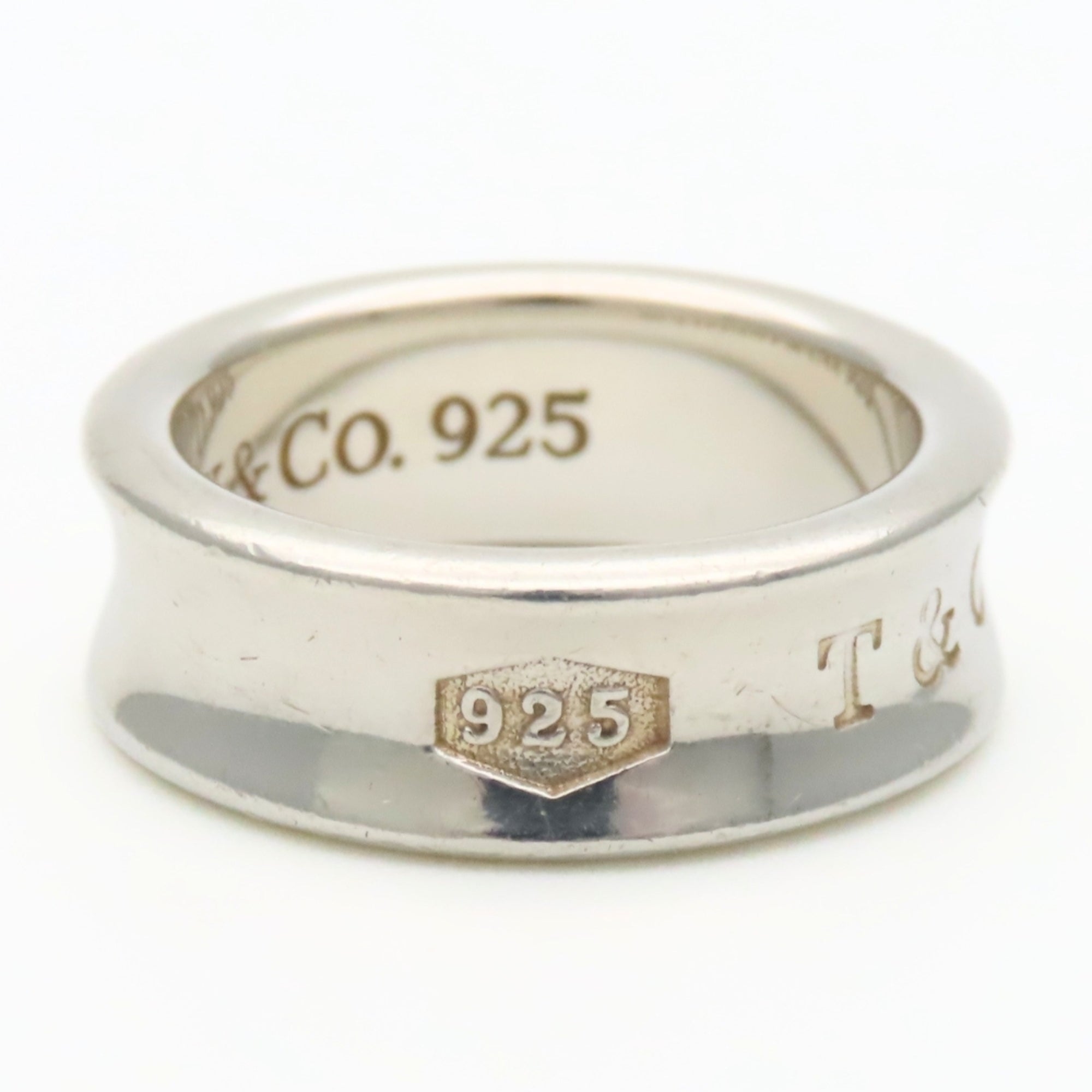 Tiffany Silver Silver 925 Band Ring (Pre-Owned)