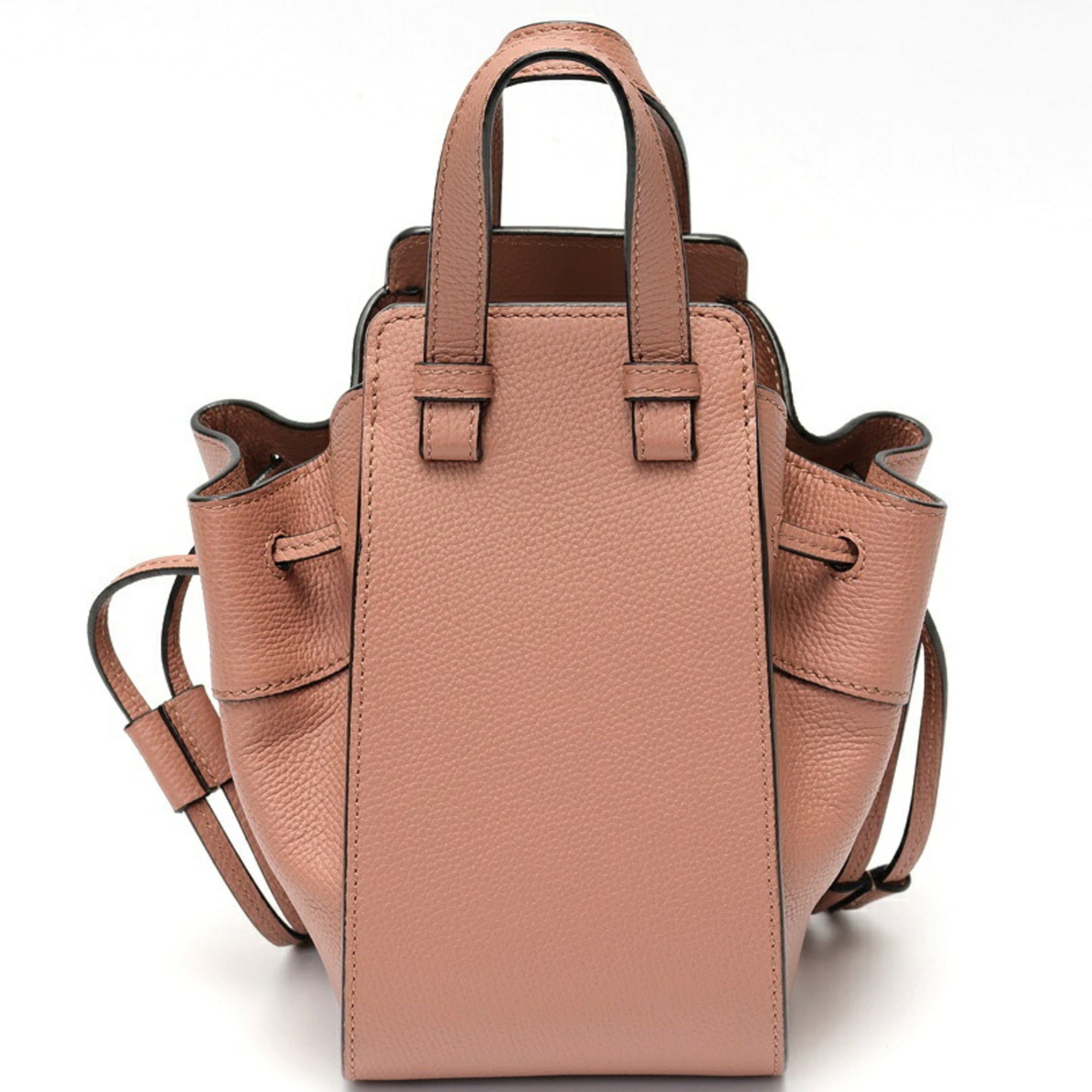 Loewe Pink Beige Leather Shoulder Bag (Pre-Owned)
