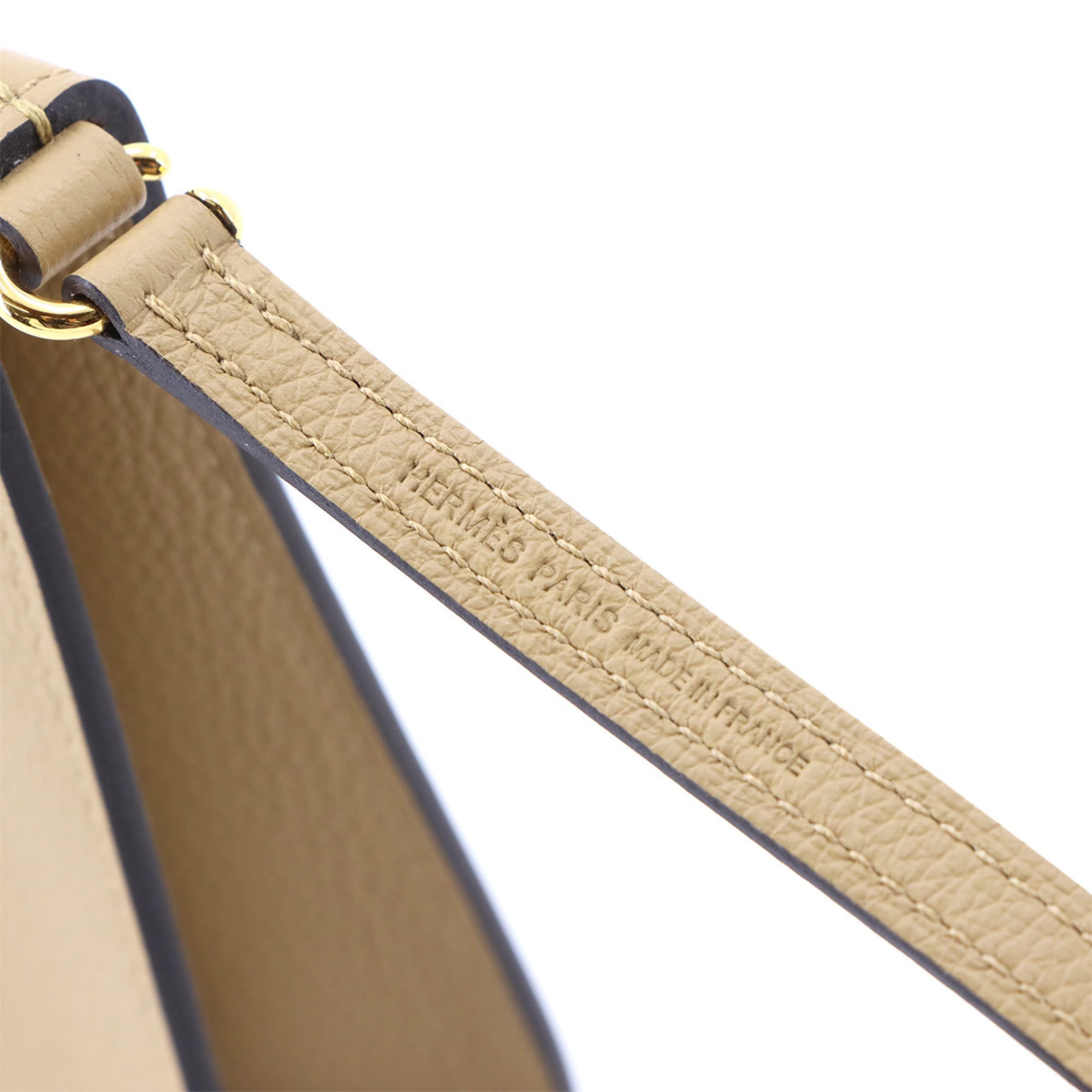 Hermes Kraft Evercalf Leather Shoulder Bag (Pre-Owned)