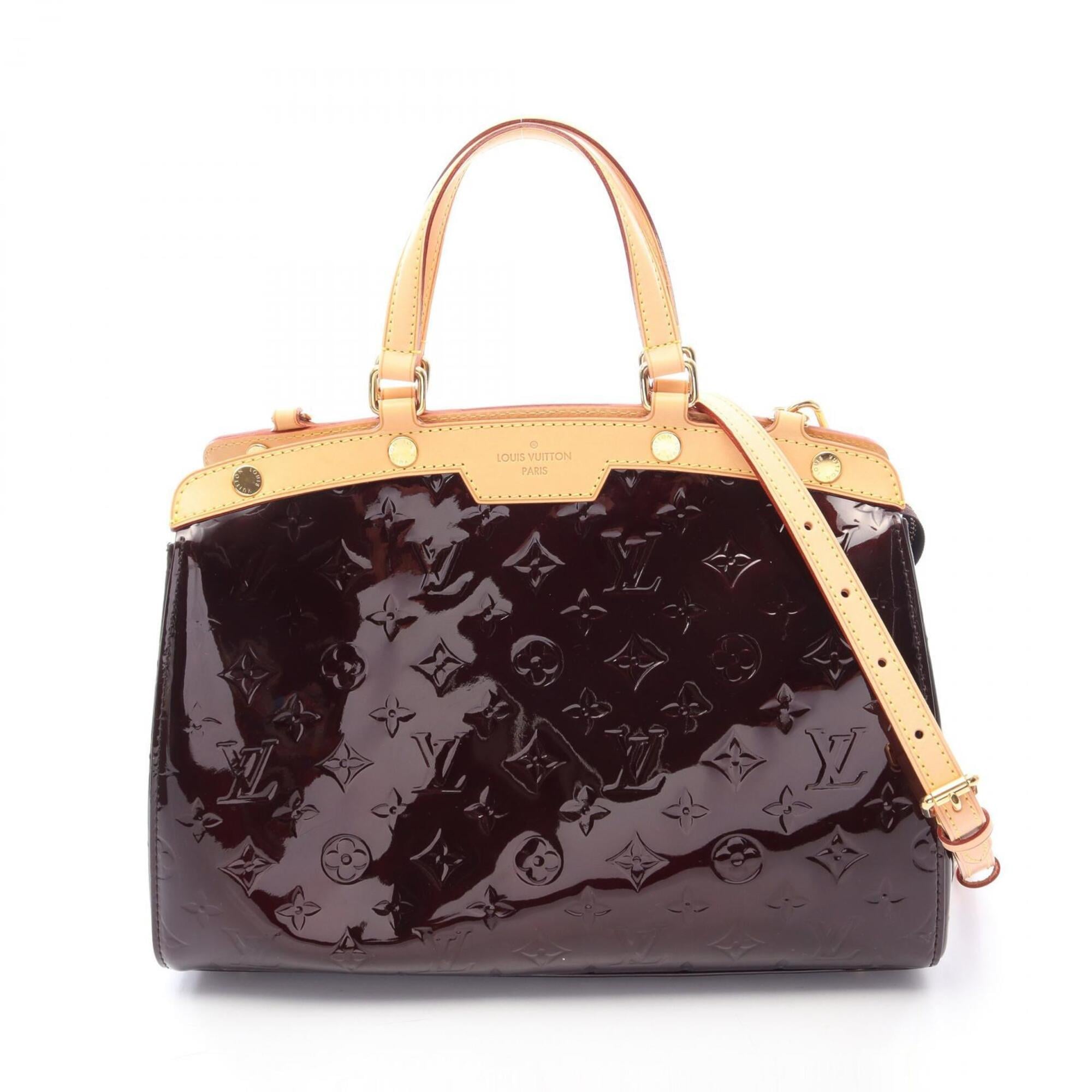 Louis Vuitton Amarante Purple Vernis Leather Handbag (Pre-Owned)