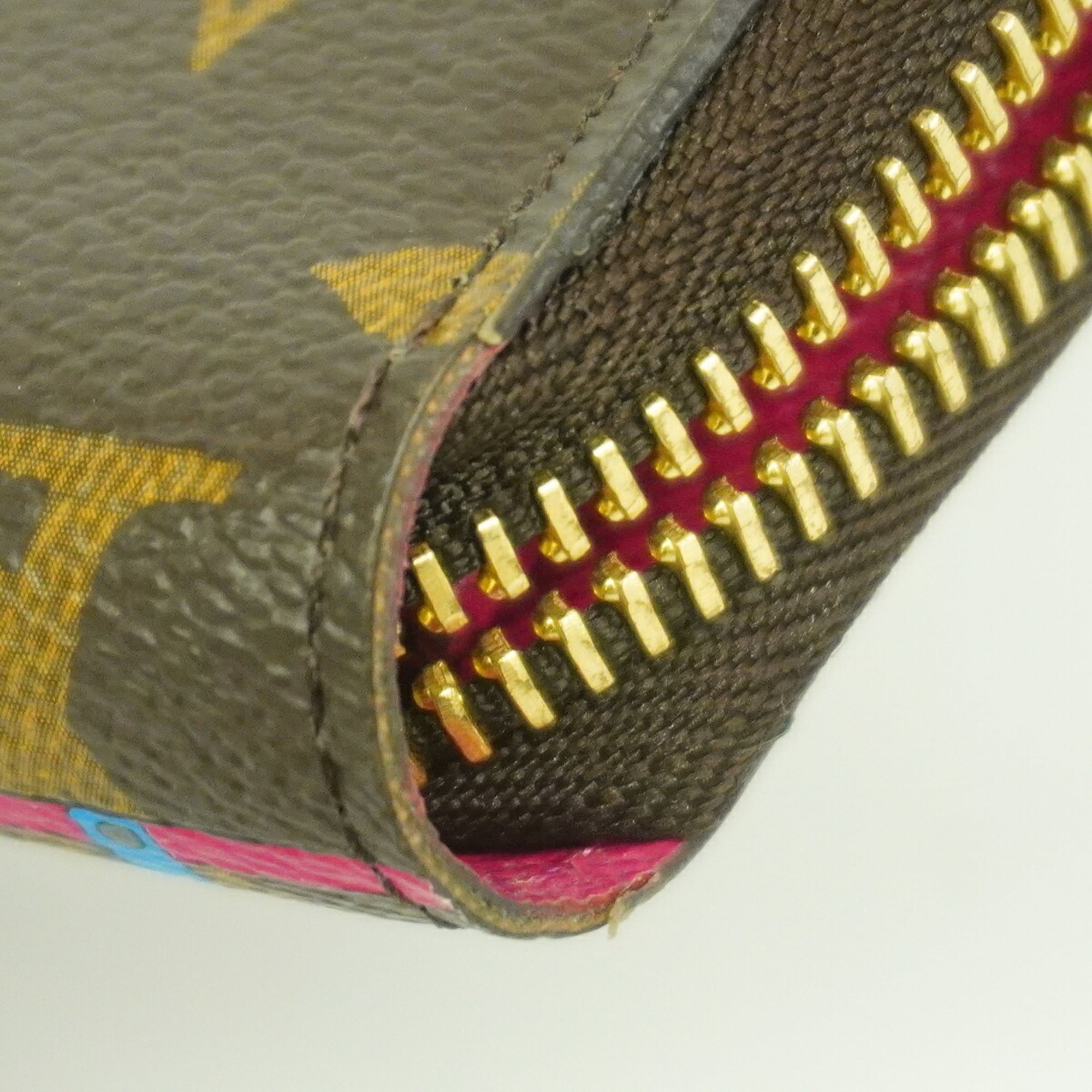 Louis Vuitton Brown Multi-Color Long Wallet (Bi-Fold) (Pre-Owned)