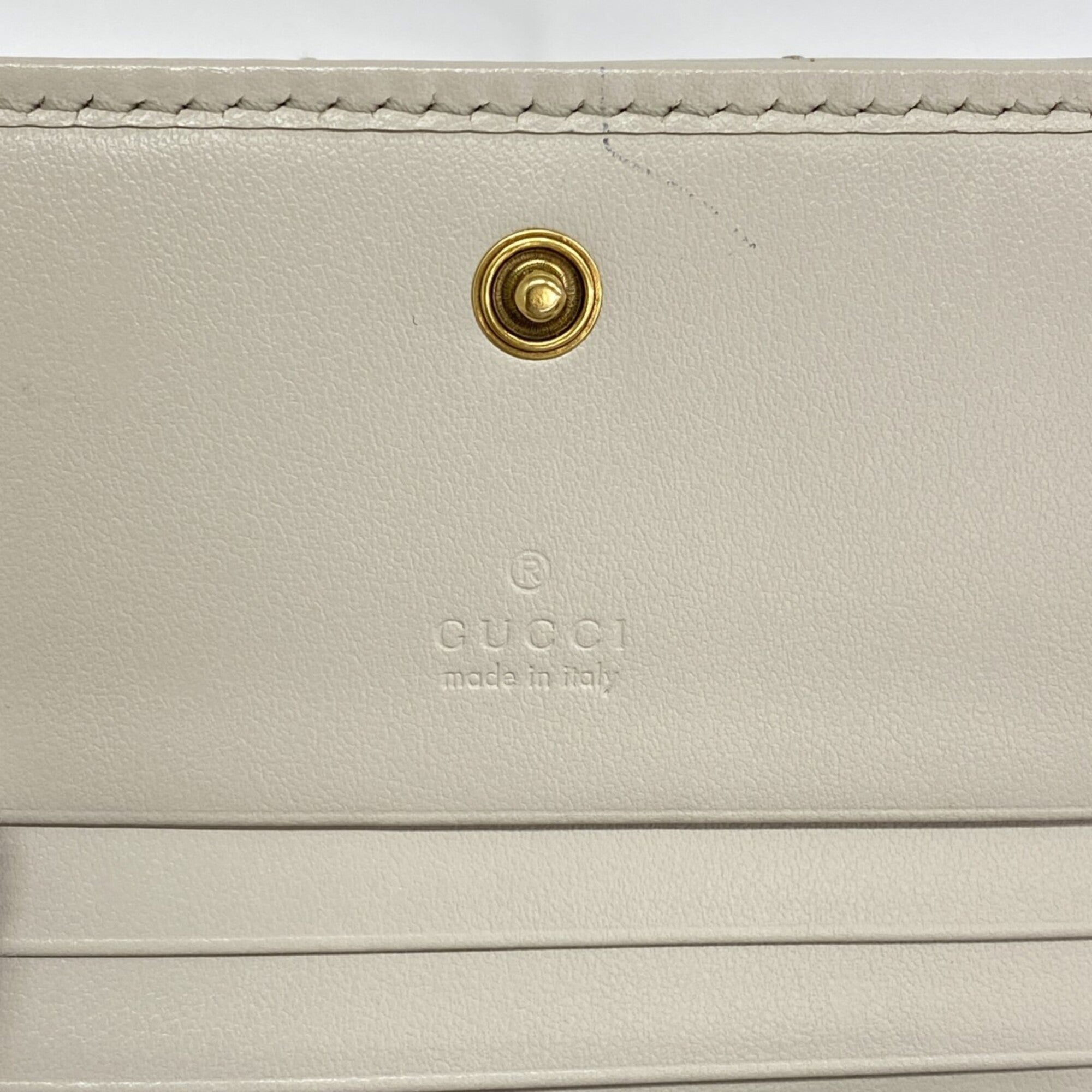 Gucci Gray Leather Wallet (Bi-Fold) (Pre-Owned)
