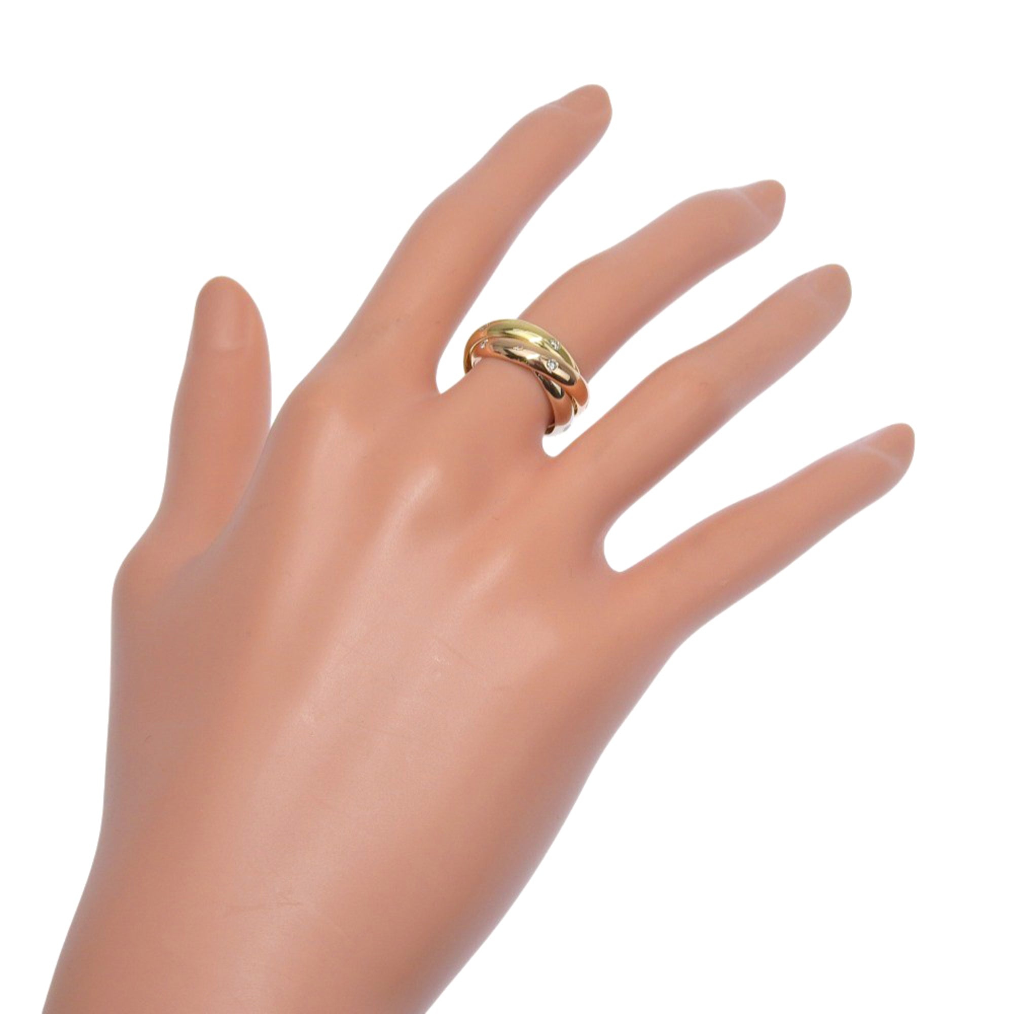 Cartier Yellow Gold (18K) Pink Gold (18K) White Gold (18K) Band Ring (Pre-Owned)