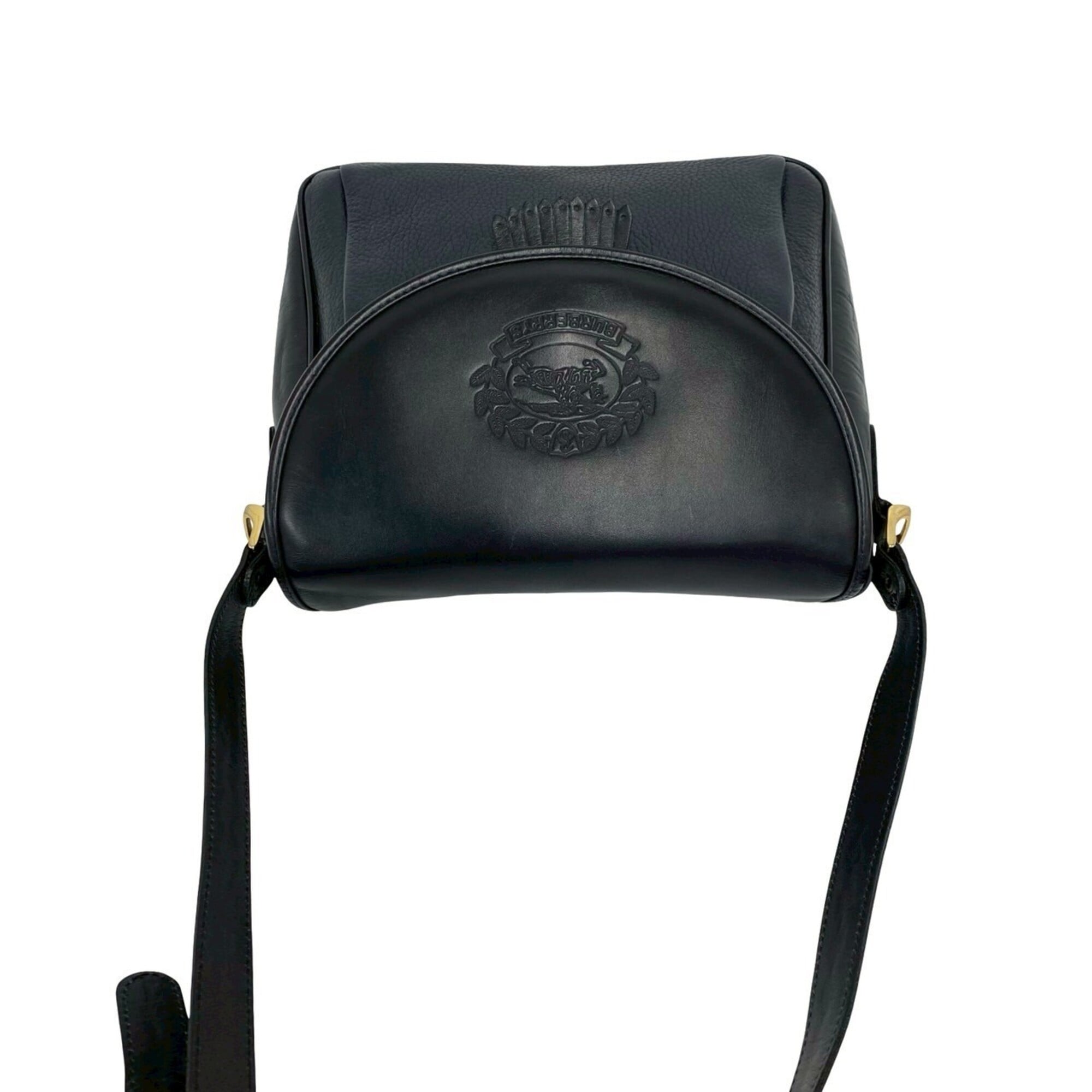 Burberry Black Leather Pochette Shoulder Bag (Pre-Owned)