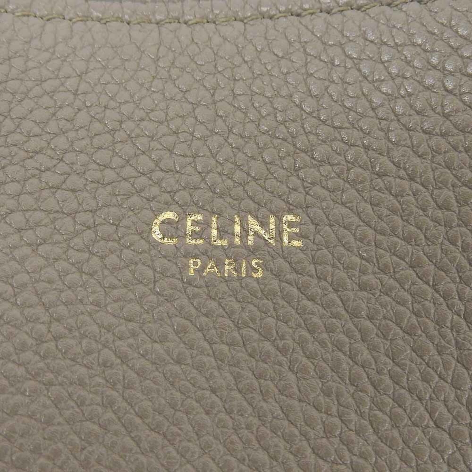 Celine Gray Leather Tote Bag (Pre-Owned)