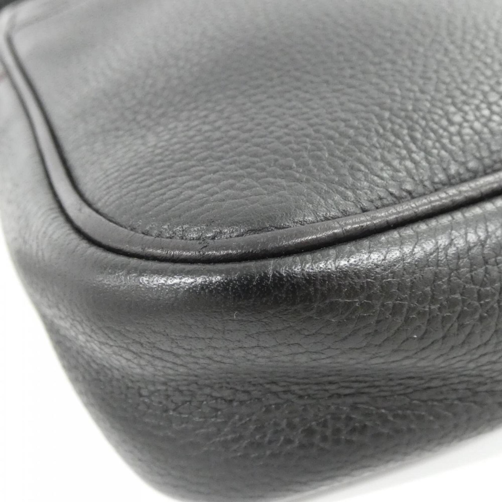 Loewe Black Leather Shoulder Bag (Pre-Owned)