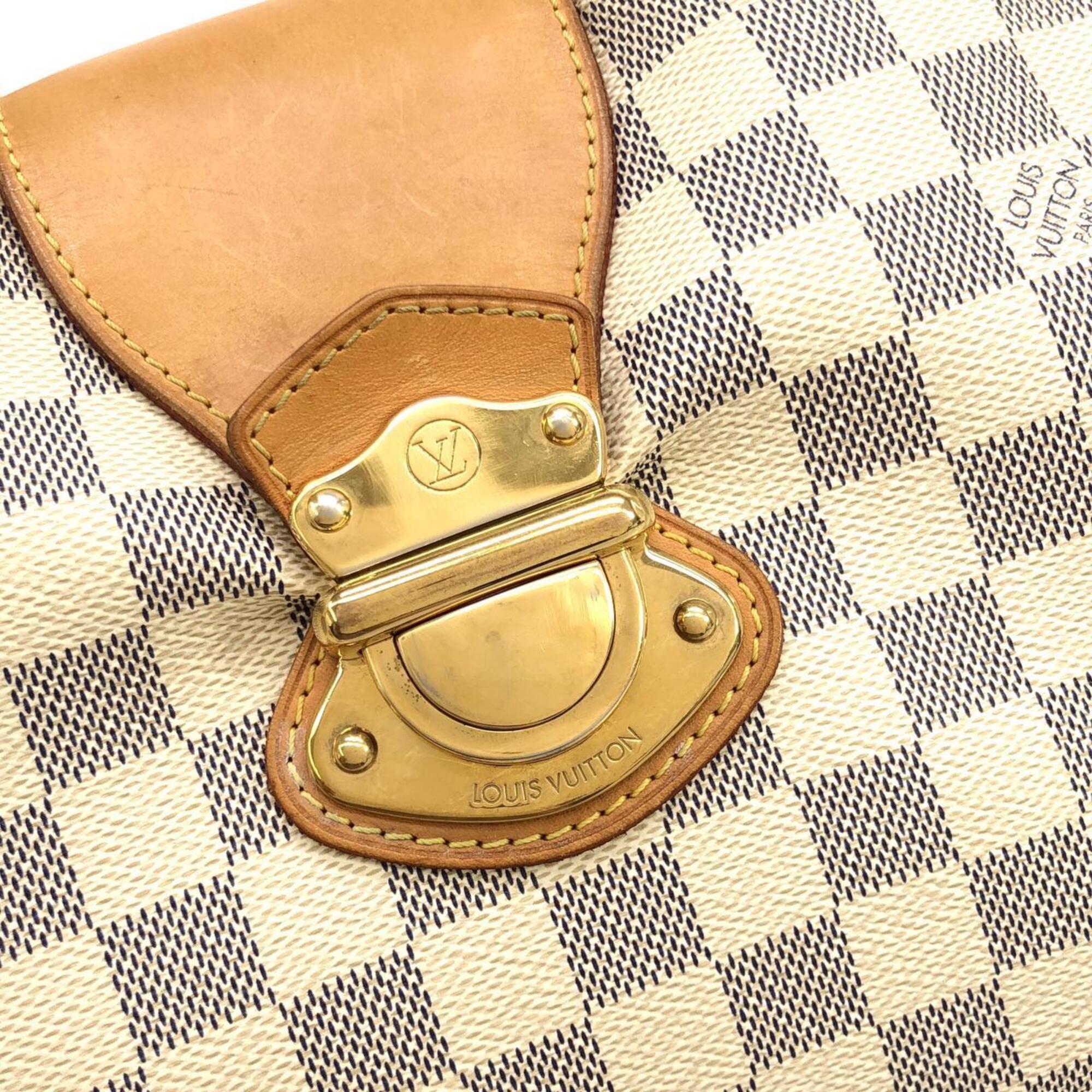 Louis Vuitton Azur Coated Canvas Shoulder Bag (Pre-Owned)