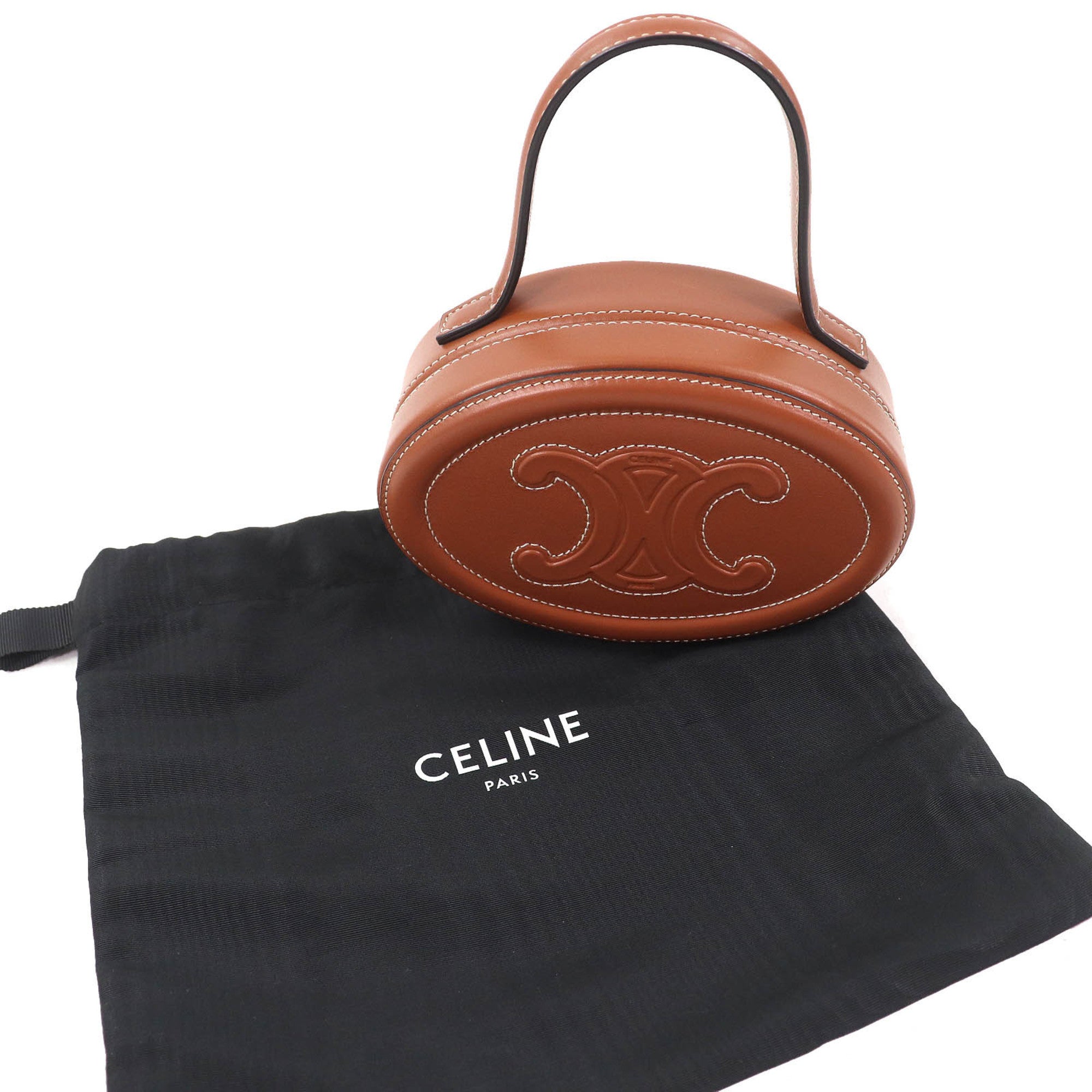 Celine Brown Leather Handbag (Pre-Owned)